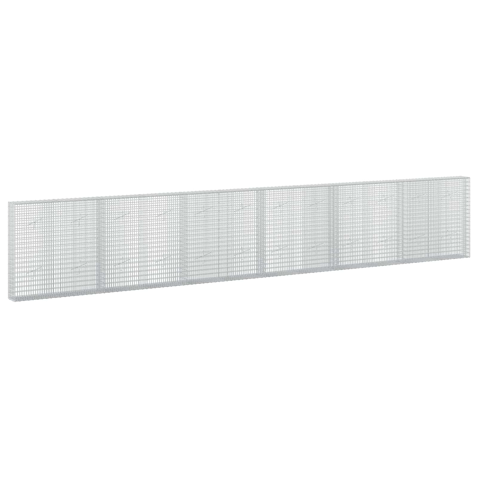 Gabion z žico 3,5 mm in mrežo 5x2,5 cm 600x20x100 cm