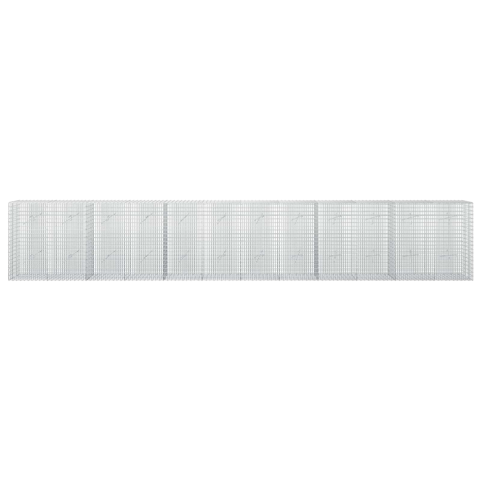 Gabion z žico 3,5 mm in mrežo 5x2,5 cm 600x20x100 cm
