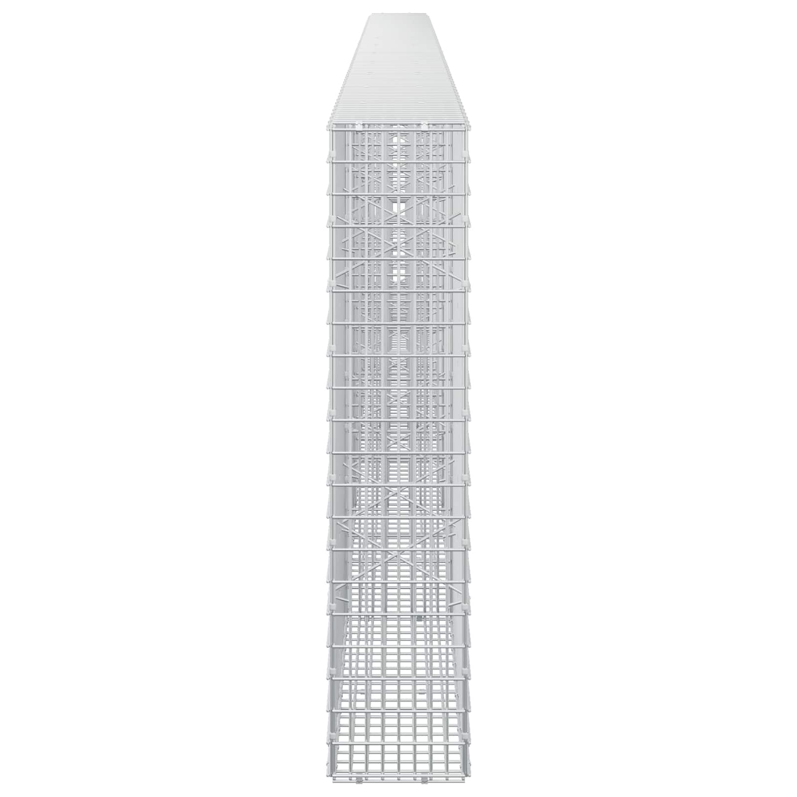Gabion z žico 3,5 mm in mrežo 5x2,5 cm 600x20x100 cm