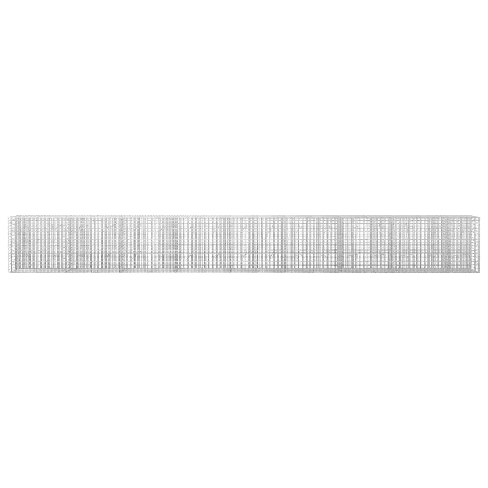 Gabion z žico 3,5 mm in mrežo 5x2,5 cm 850x20x100 cm
