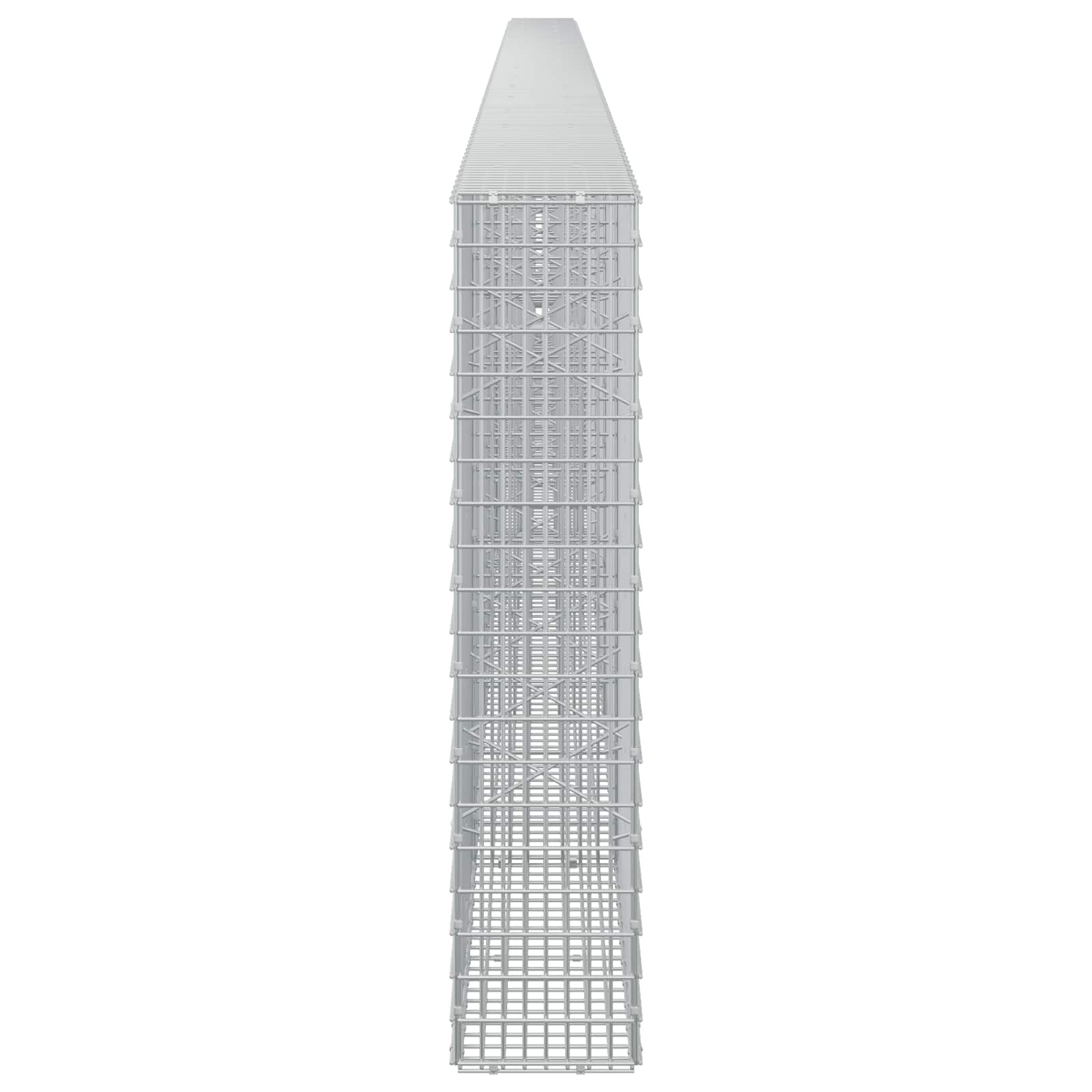 Gabion z žico 3,5 mm in mrežo 5x2,5 cm 850x20x100 cm