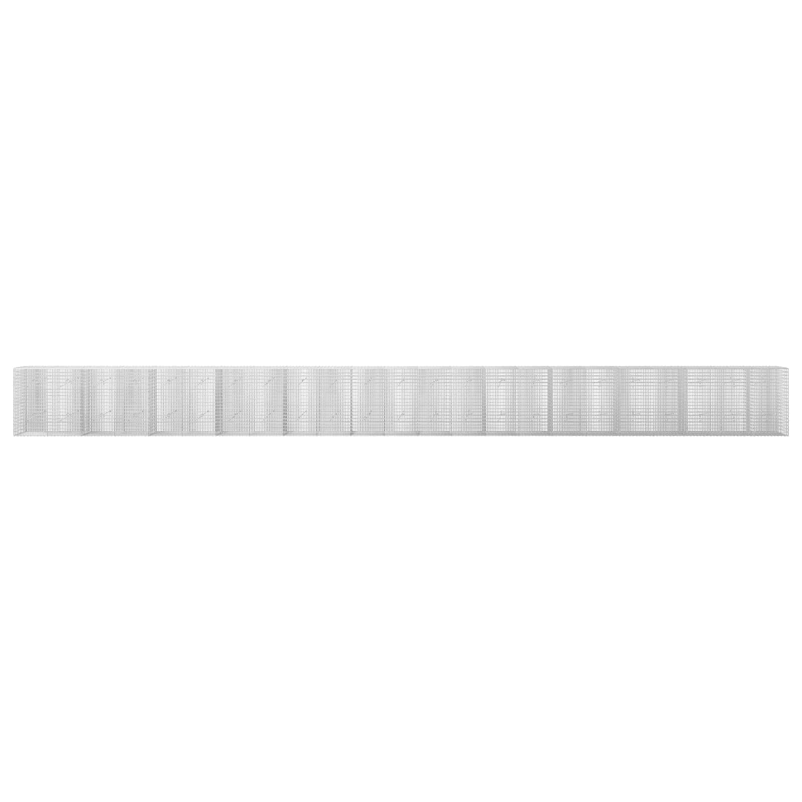 Γκαμπιόν με σύρμα 3,5 mm και πλέγμα 5x2,5 cm 1150x20x100 εκ - Image 3