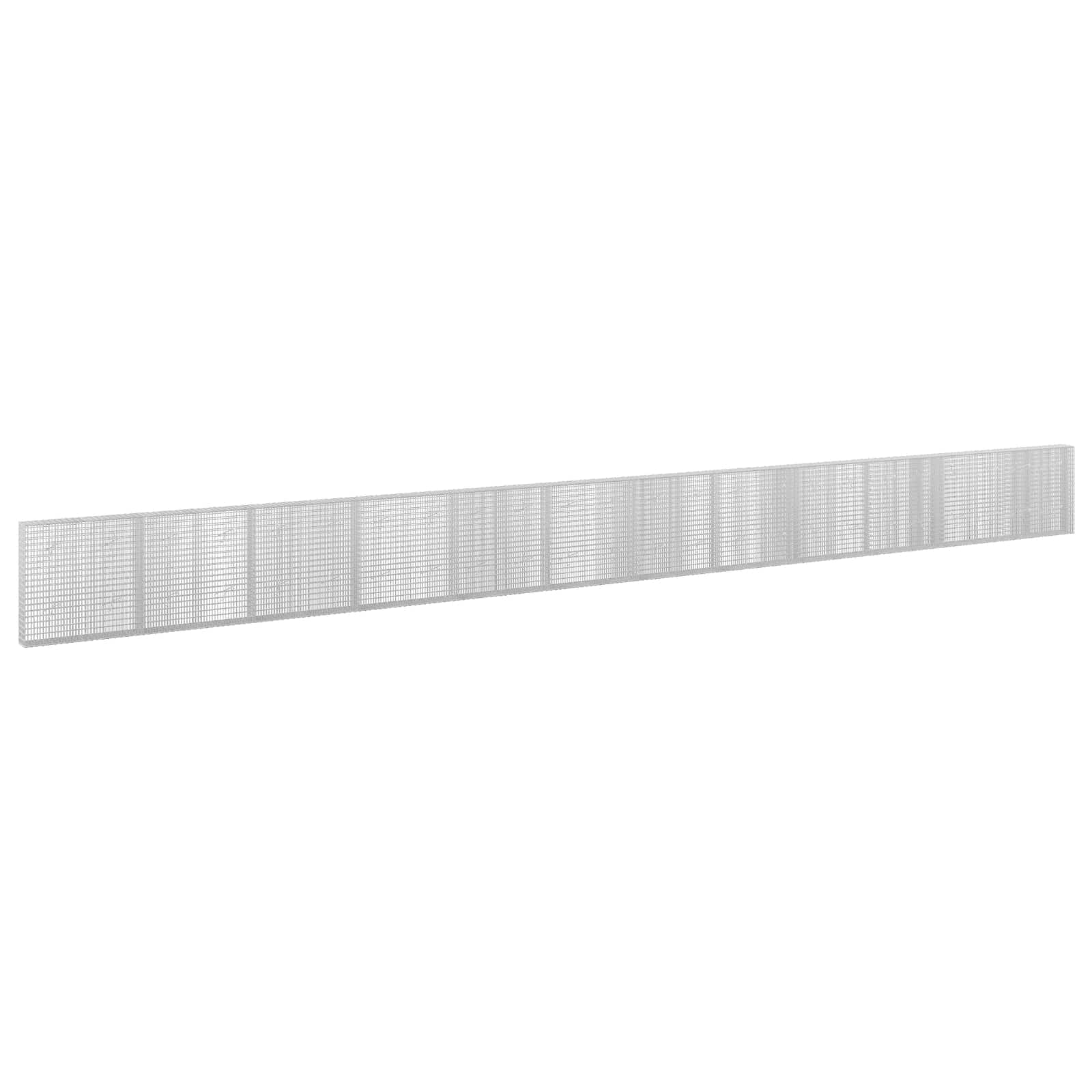 Gabion z žico 3,5 mm in mrežo 5x2,5 cm 1200x20x100 cm