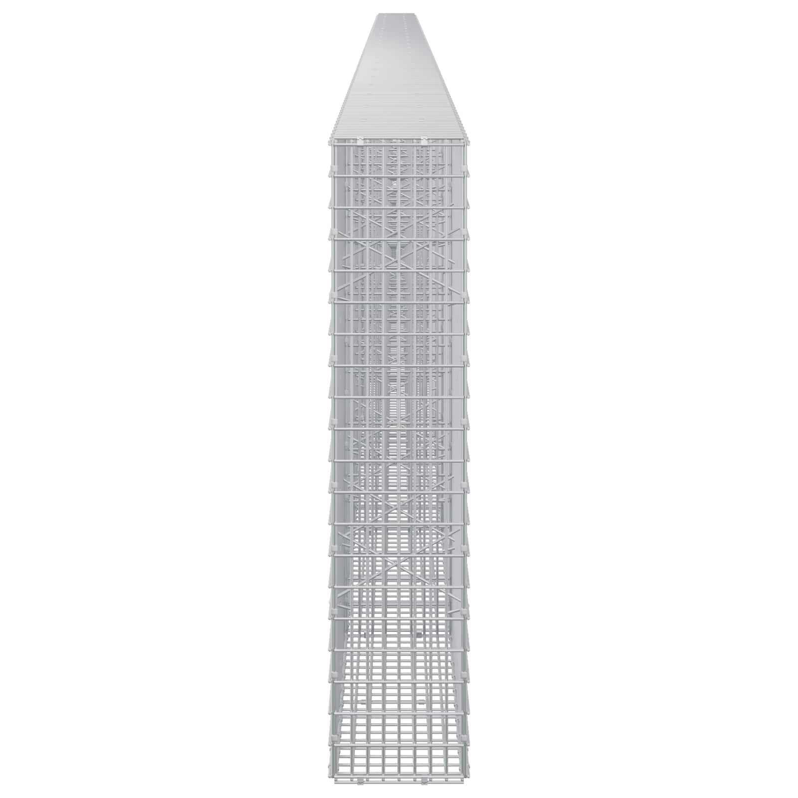 Gabion z žico 3,5 mm in mrežo 5x2,5 cm 1200x20x100 cm