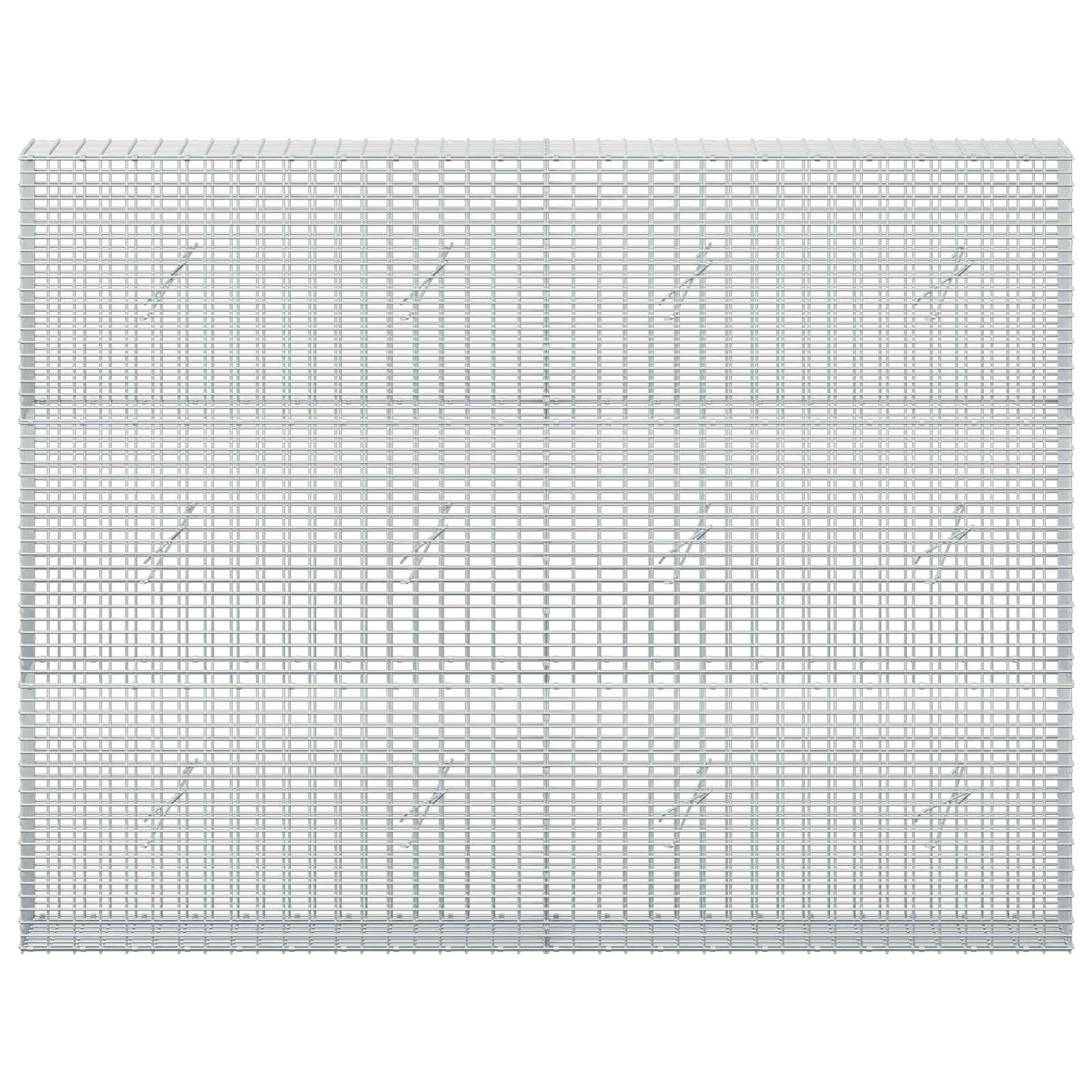 Gabion z žico 3,5 mm in mrežo 5x2,5 cm 200x20x150 cm