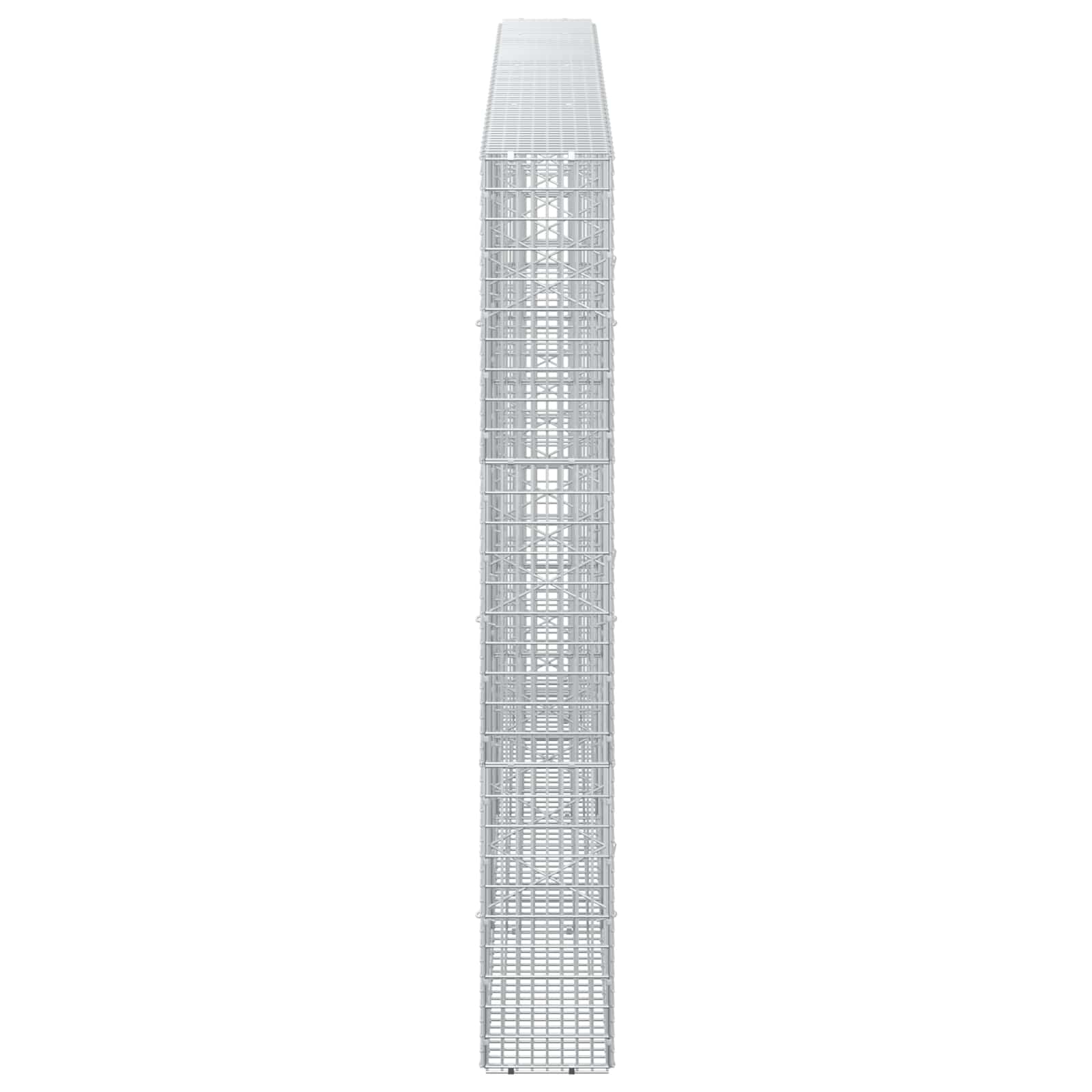 Gabion z žico 3,5 mm in mrežo 5x2,5 cm 350x20x150 cm