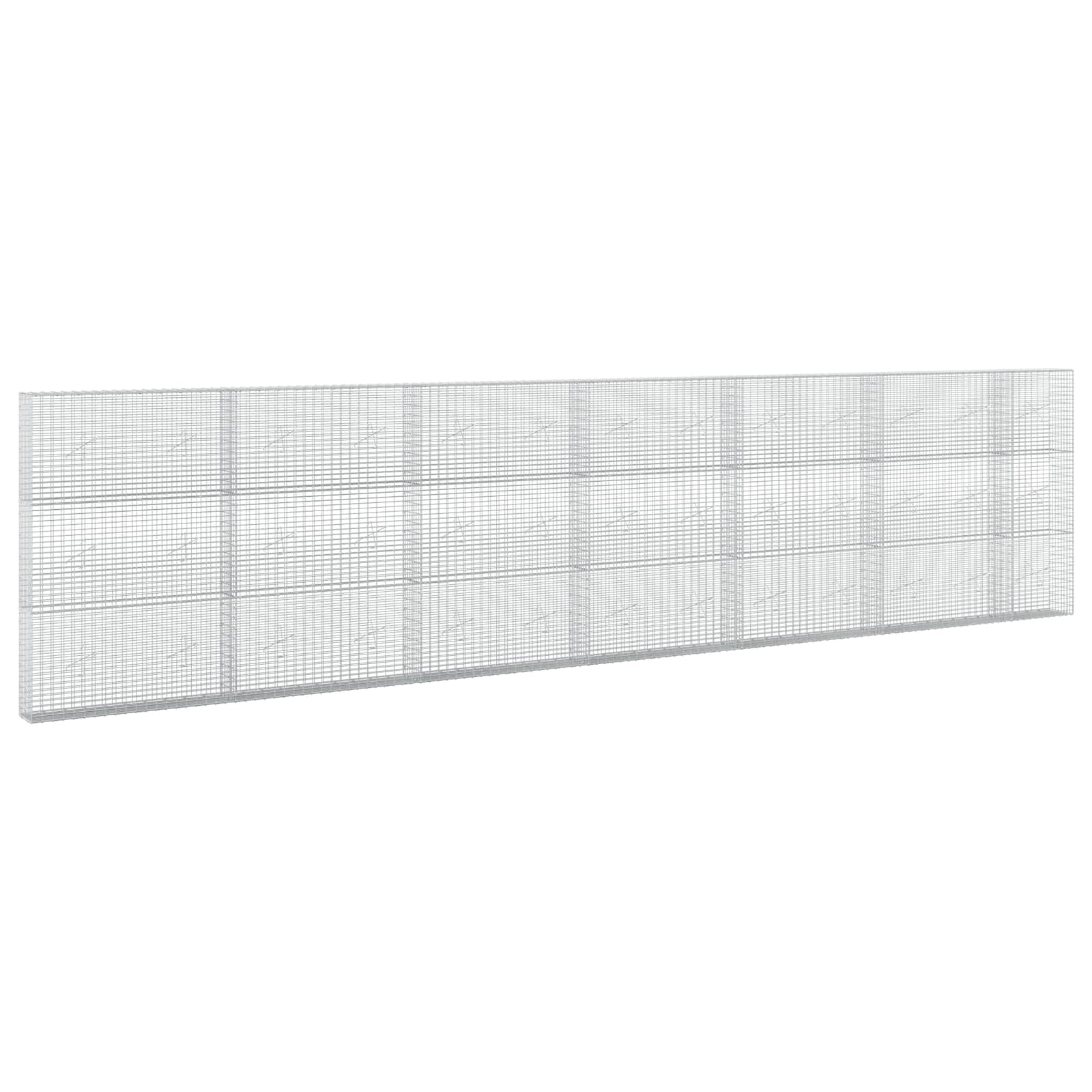 Gabion z žico 3,5 mm in mrežo 5x2,5 cm 650x20x150 cm