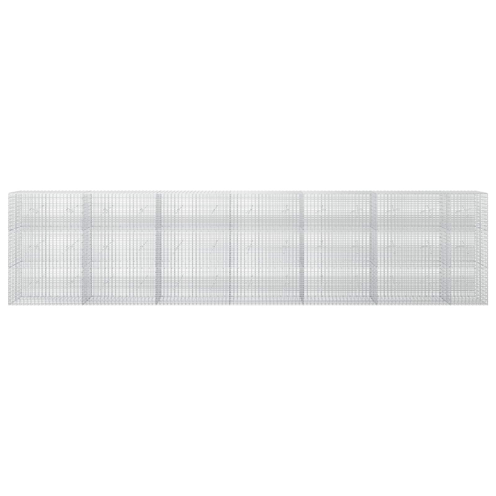 Gabion z žico 3,5 mm in mrežo 5x2,5 cm 650x20x150 cm