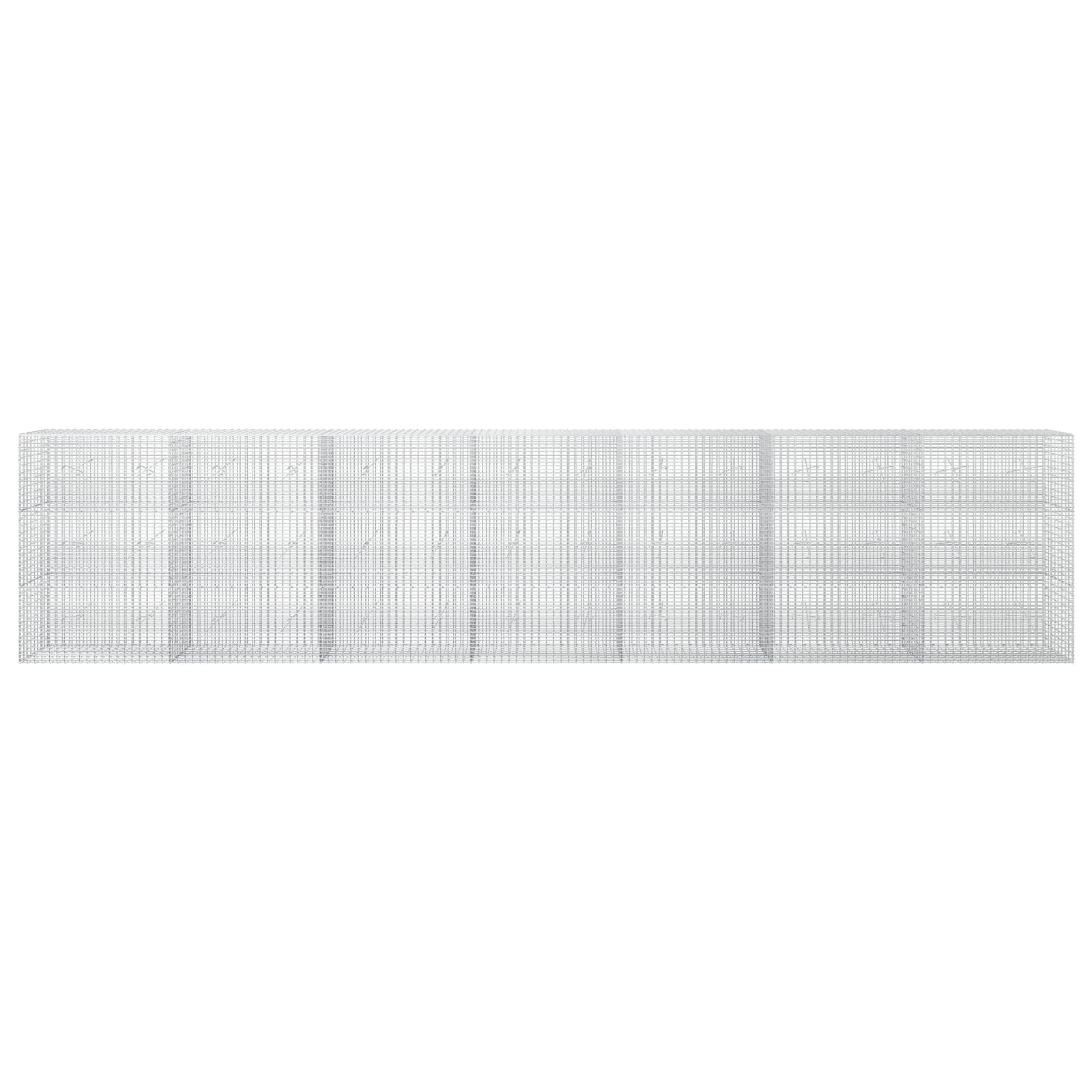 Gabion z žico 3,5 mm in mrežo 5x2,5 cm 700x20x150 cm