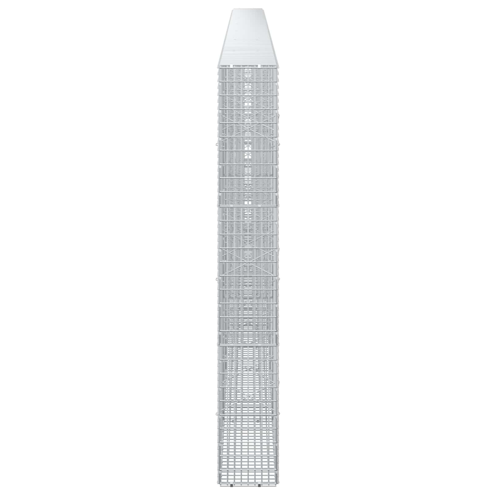 Gabion z žico 3,5 mm in mrežo 5x2,5 cm 700x20x150 cm