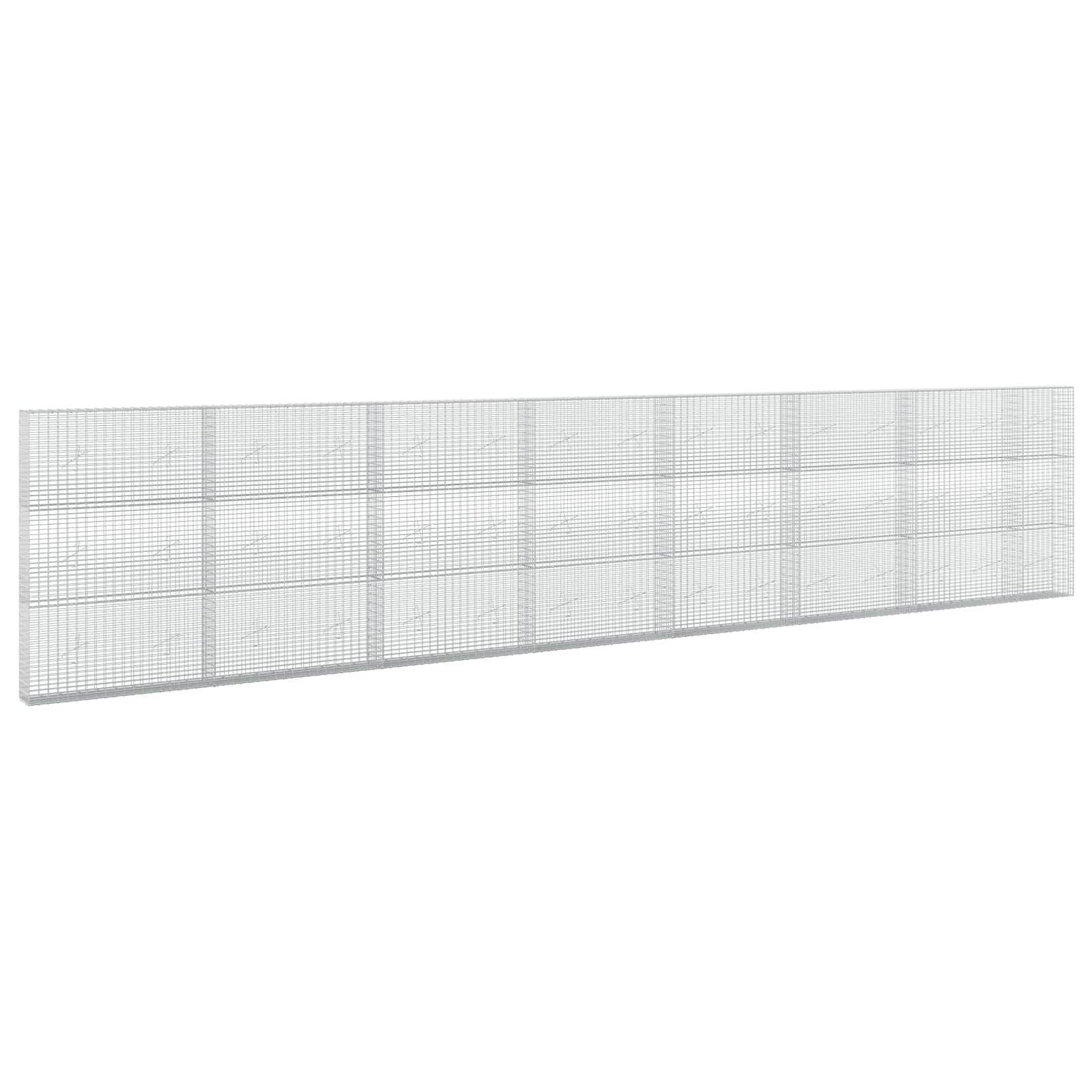 Gabion z žico 3,5 mm in mrežo 5x2,5 cm 750x20x150 cm