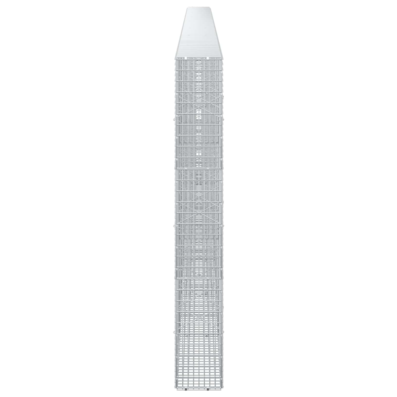 Gabion z žico 3,5 mm in mrežo 5x2,5 cm 750x20x150 cm