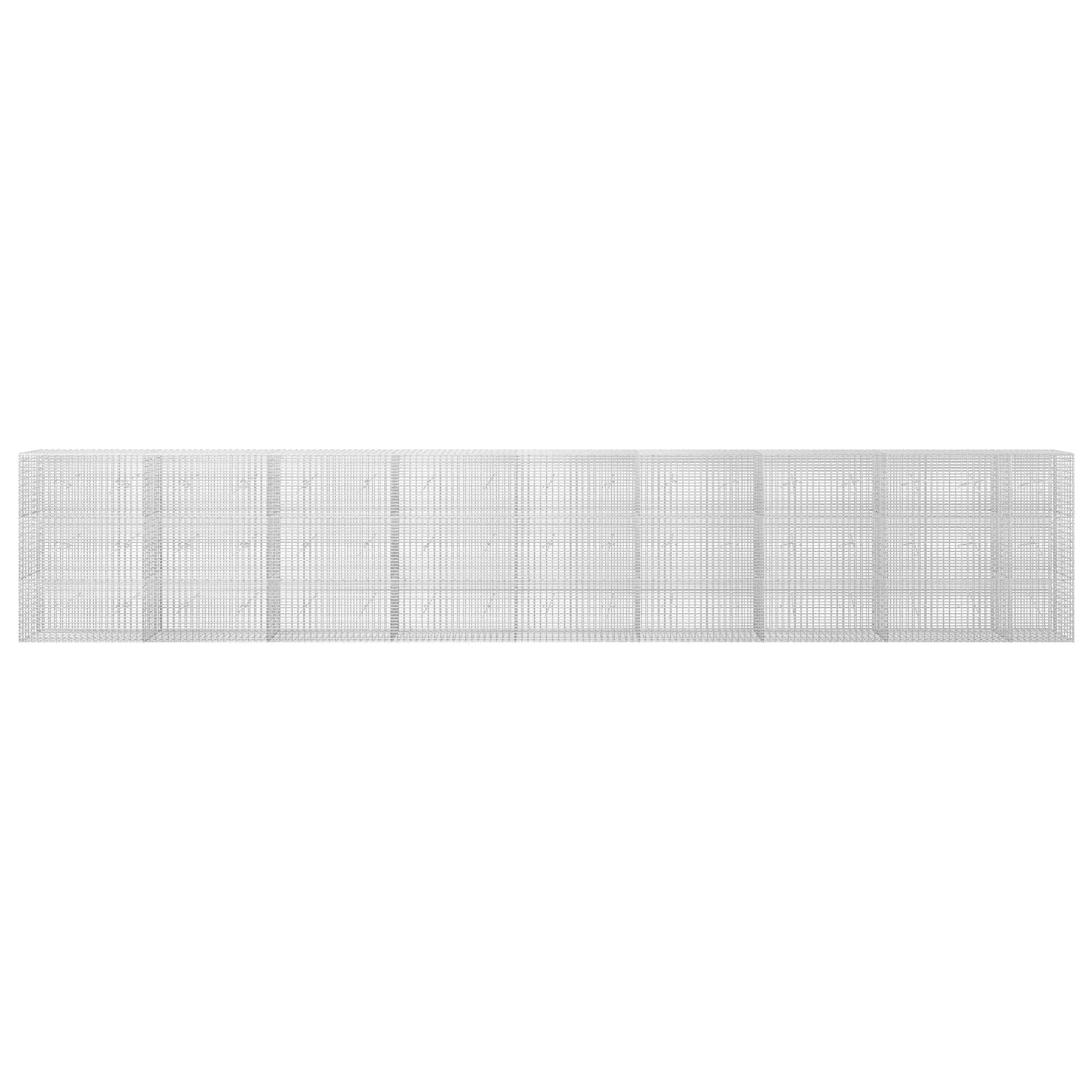Γκαμπιόν με σύρμα 3,5 mm και πλέγμα 5x2,5 cm 850x20x150 εκ - Image 3