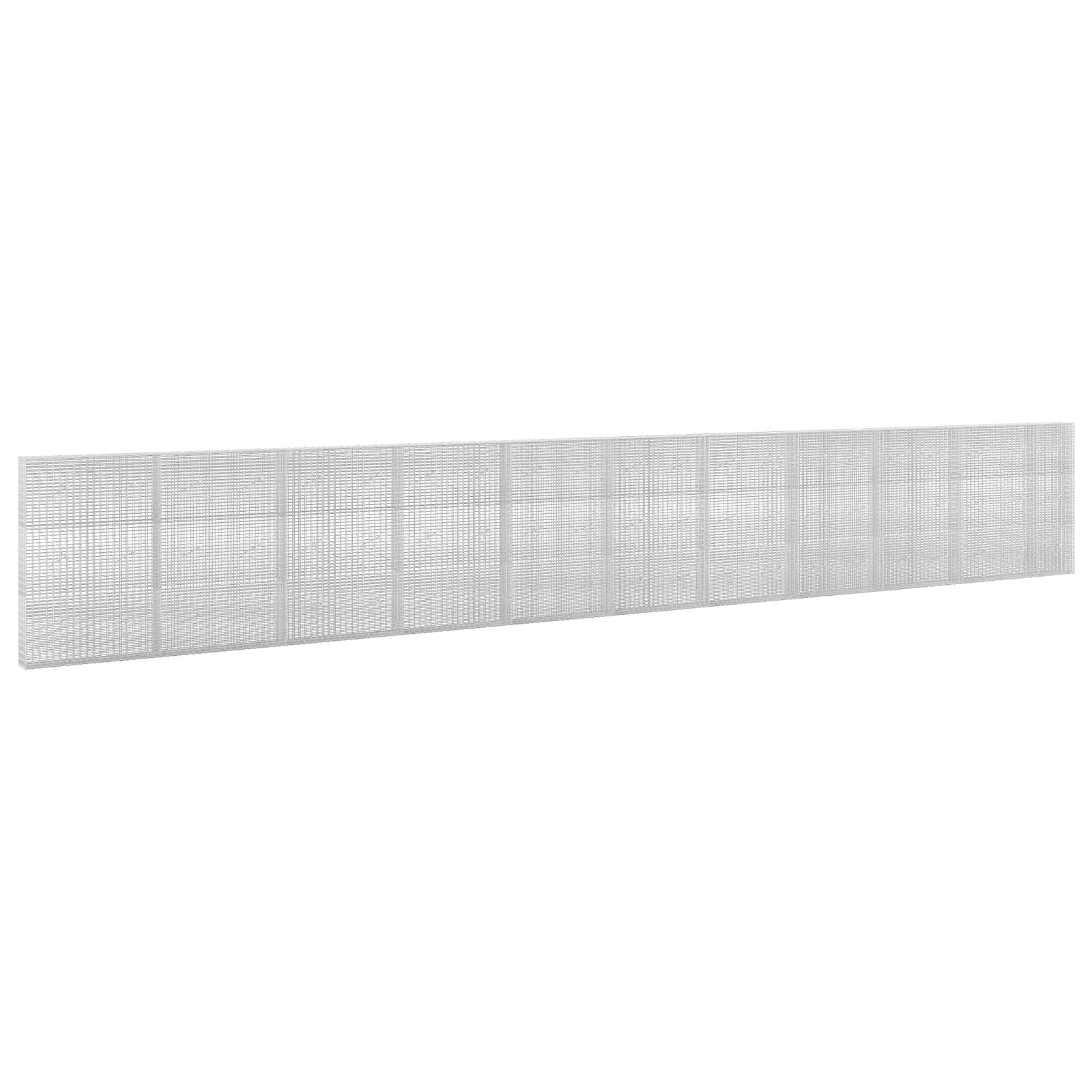 vidaXL Gabion cu Fir de 3,5 mm și Plasă de 5x2,5 cm 1050x20x150 cm