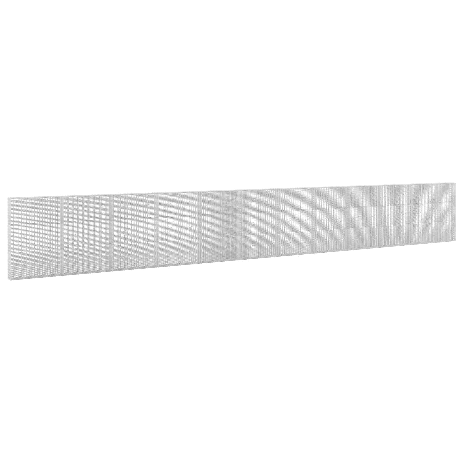 Gabion z žico 3,5 mm in mrežo 5x2,5 cm 1150x20x150 cm