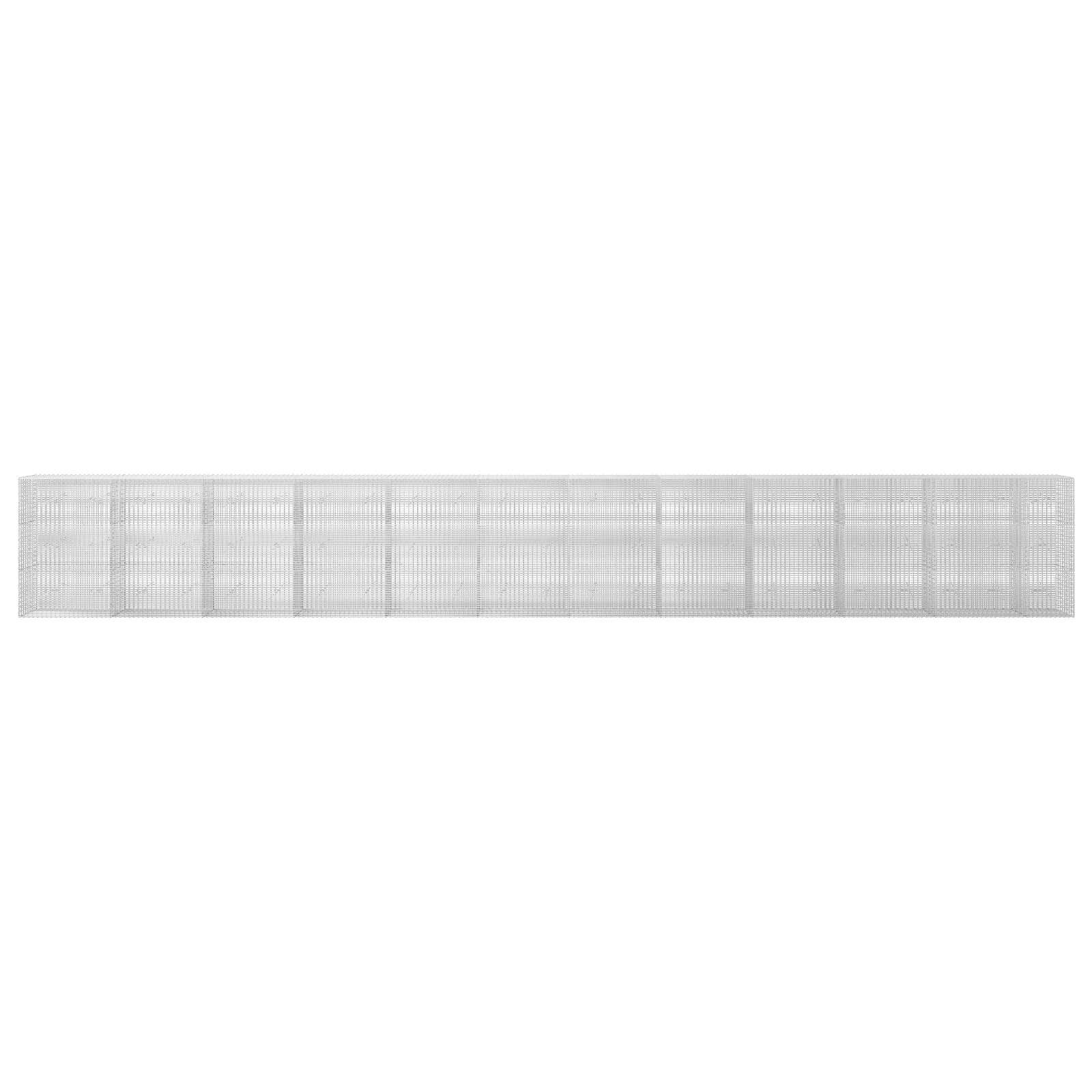 Gabion z žico 3,5 mm in mrežo 5x2,5 cm 1150x20x150 cm