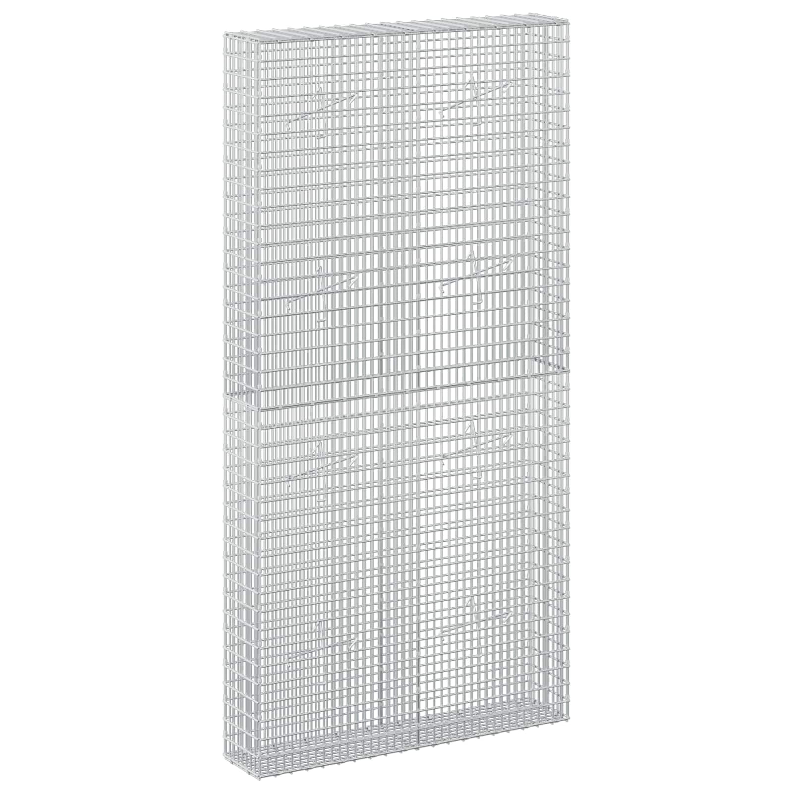 Gabion z žico 3,5 mm in mrežo 5x2,5 cm 100x20x200 cm