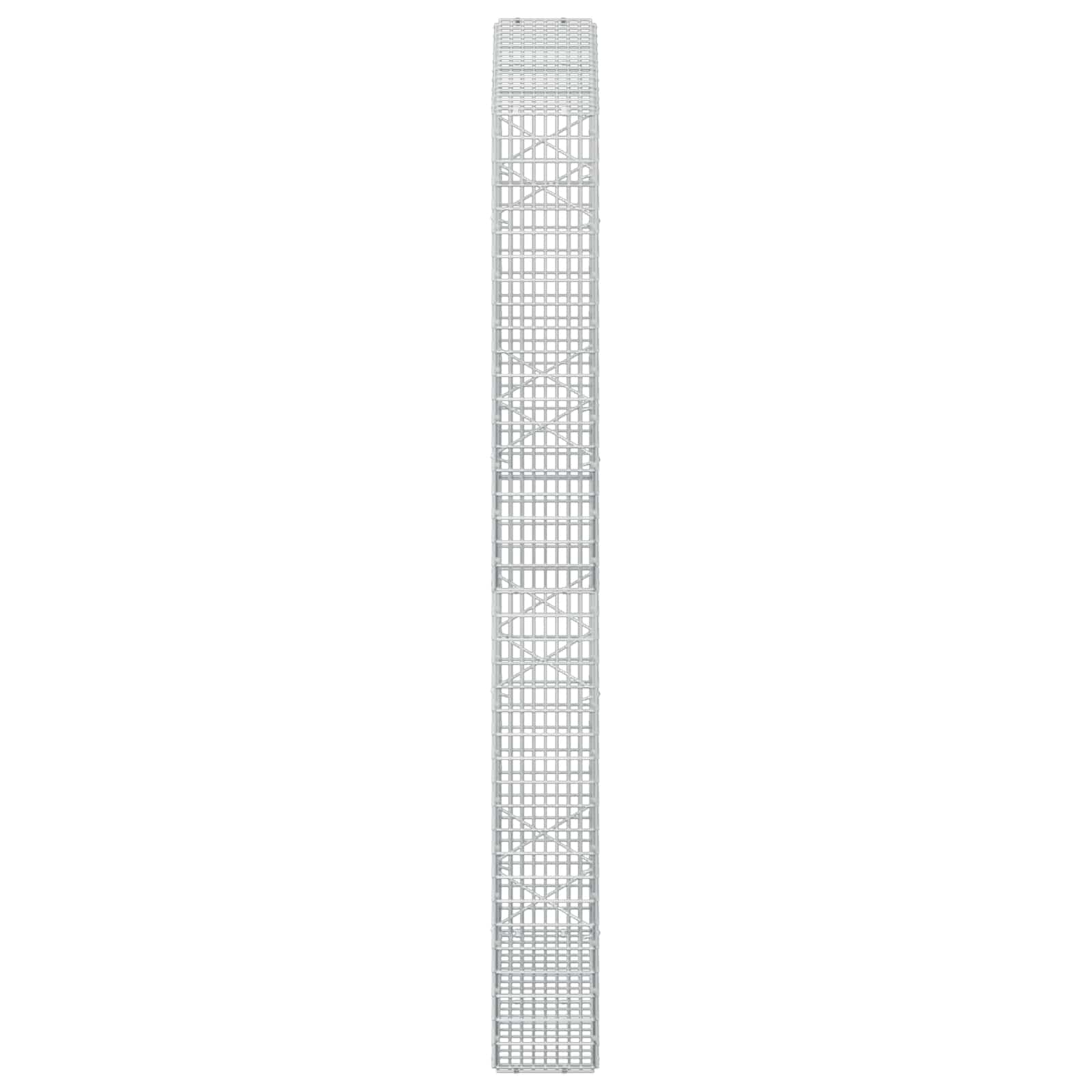 Gabion z žico 3,5 mm in mrežo 5x2,5 cm 100x20x200 cm
