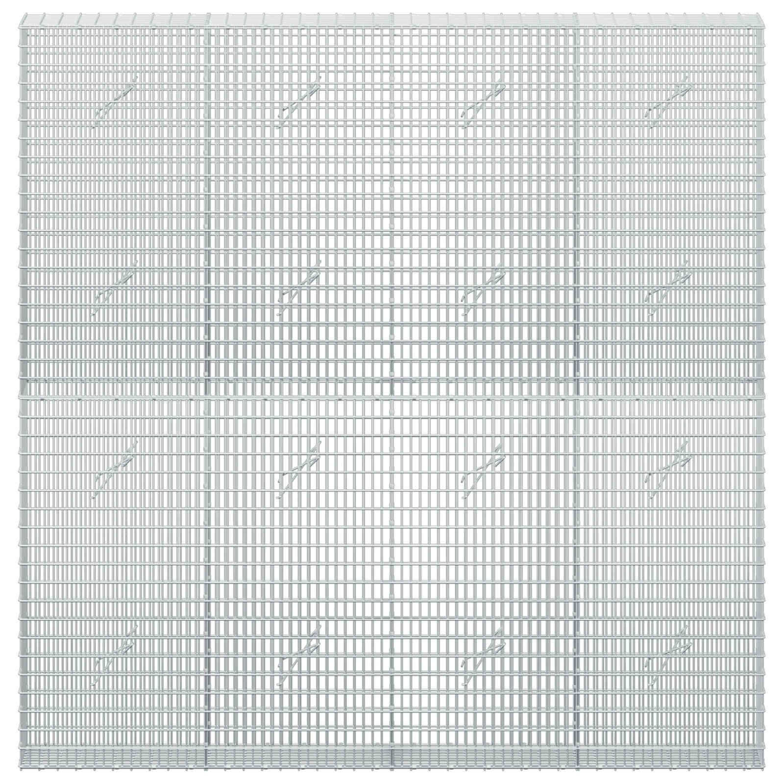 Gabion z žico 3,5 mm in mrežo 5x2,5 cm 200x20x200 cm