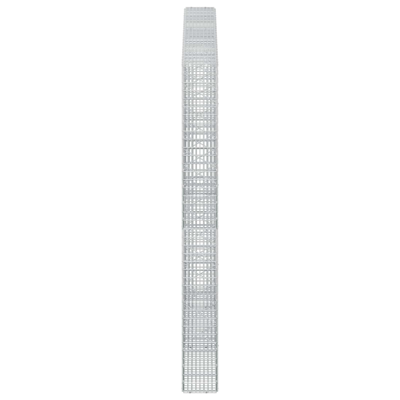 Gabion z žico 3,5 mm in mrežo 5x2,5 cm 250x20x200 cm