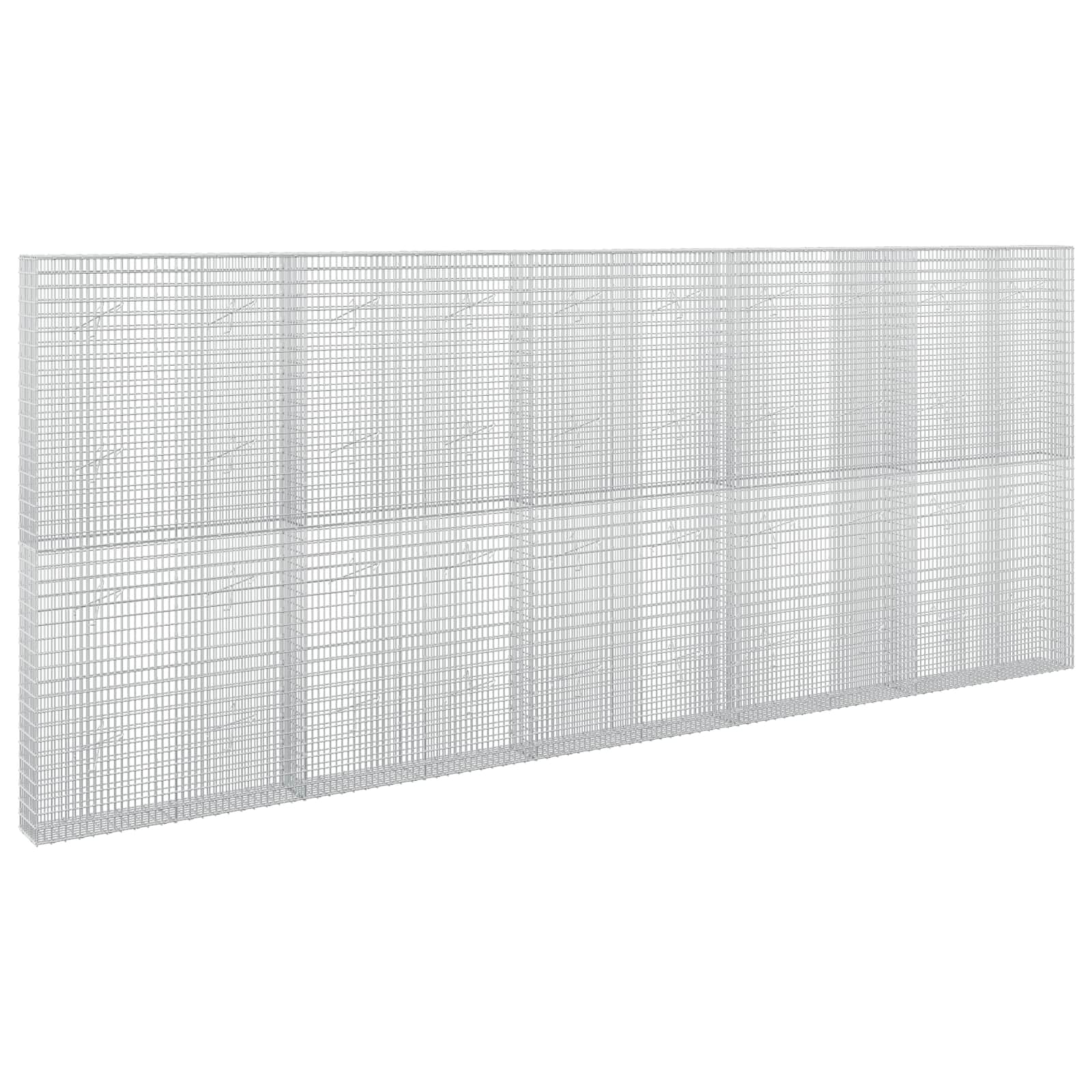 Gabion z žico 3,5 mm in mrežo 5x2,5 cm 500x20x200 cm