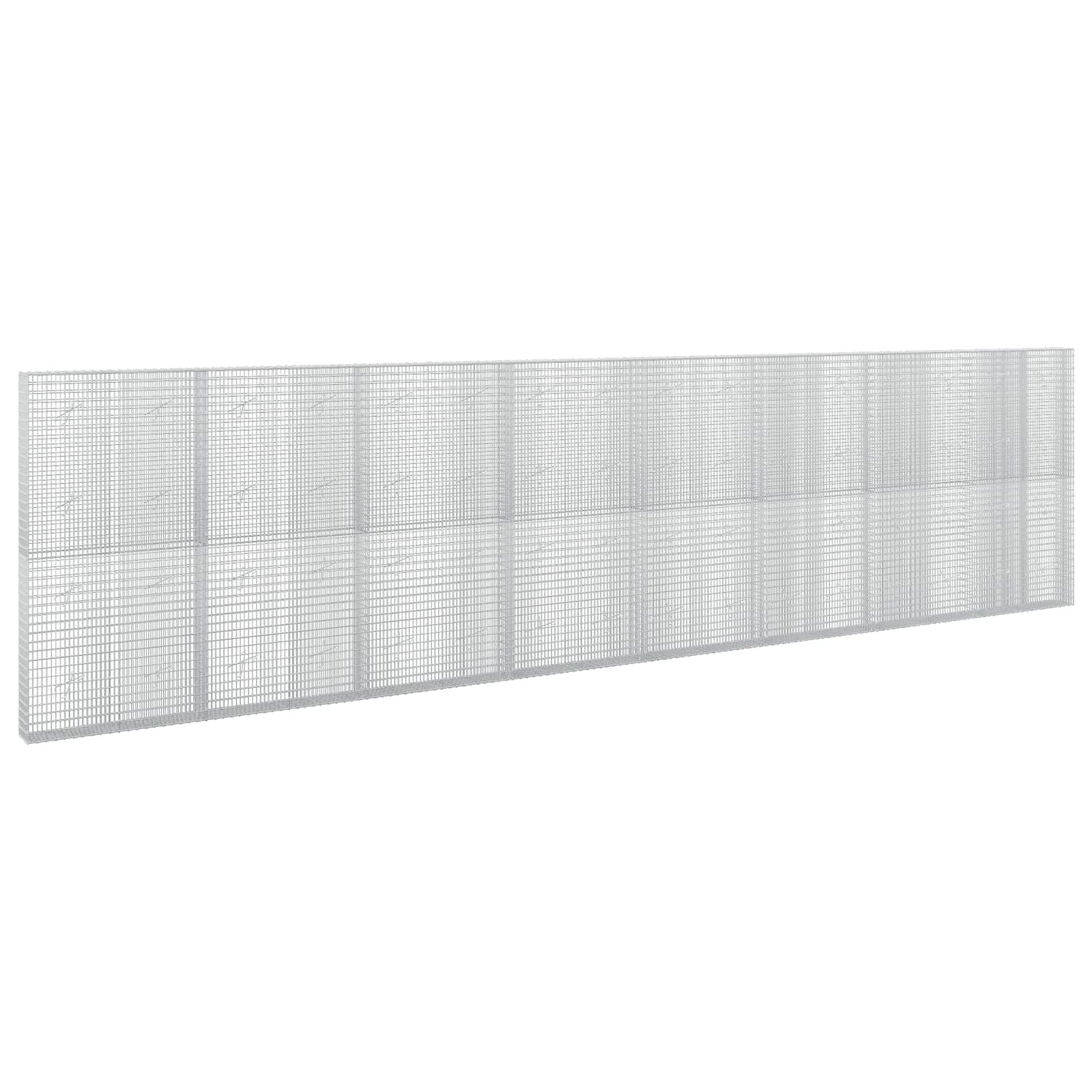 Γκαμπιόν με σύρμα 3,5 mm και πλέγμα 5x2,5 cm 800x20x200 εκ. - Image 2