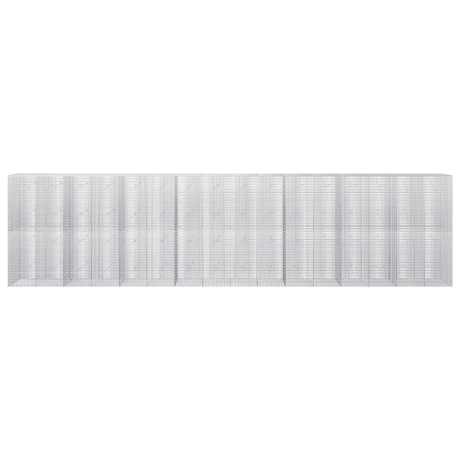 Γκαμπιόν με σύρμα 3,5 mm και πλέγμα 5x2,5 cm 800x20x200 εκ. - Image 3