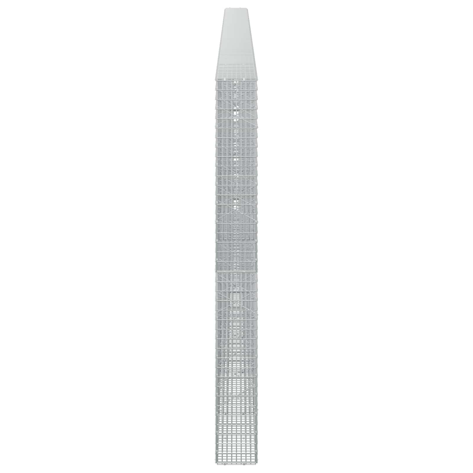 Gabion z žico 3,5 mm in mrežo 5x2,5 cm 850x20x200 cm