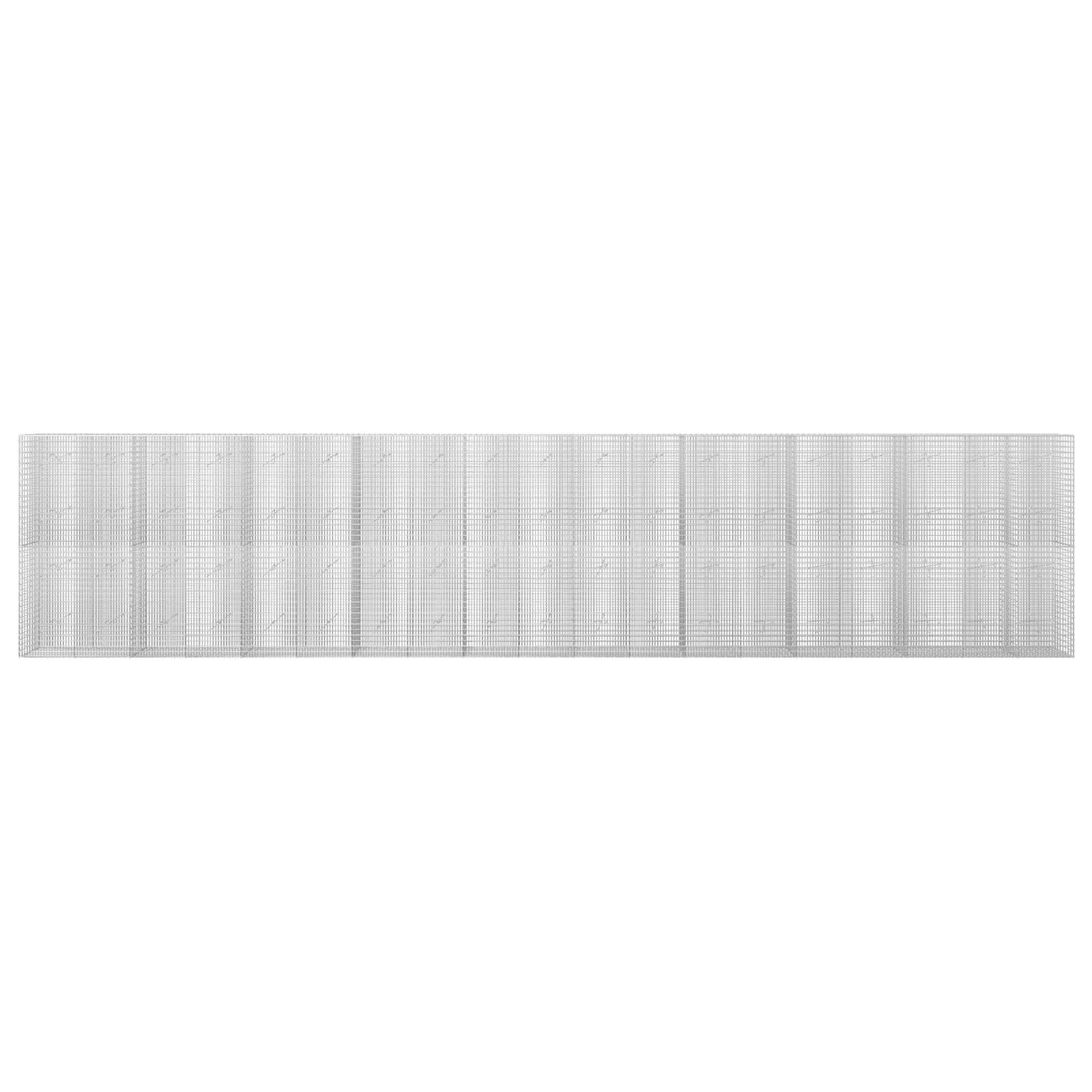 Gabion z žico 3,5 mm in mrežo 5x2,5 cm 950x20x200 cm