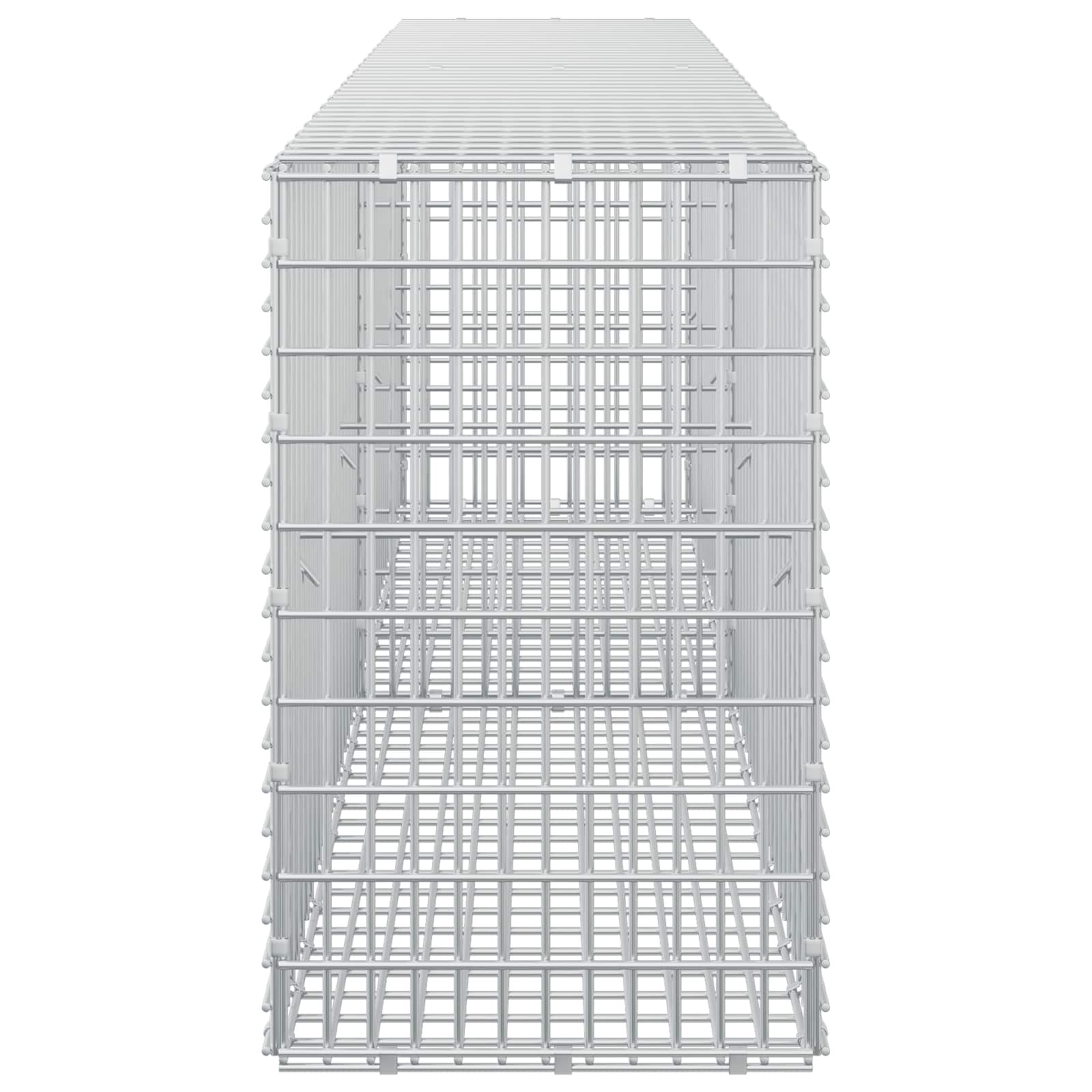 Gabion z žico 3,5 mm in mrežo 5x2,5 cm 200x30x50 cm