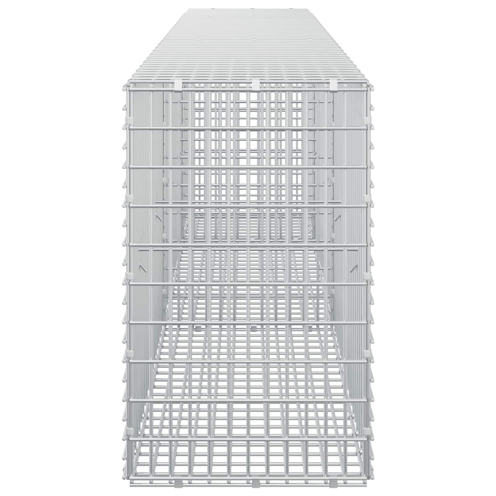 Gabion z žico 3,5 mm in mrežo 5x2,5 cm 250x30x50 cm