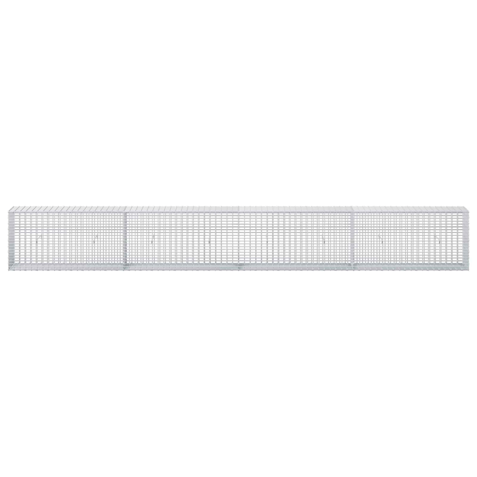 Gabion z žico 3,5 mm in mrežo 5x2,5 cm 400x30x50 cm