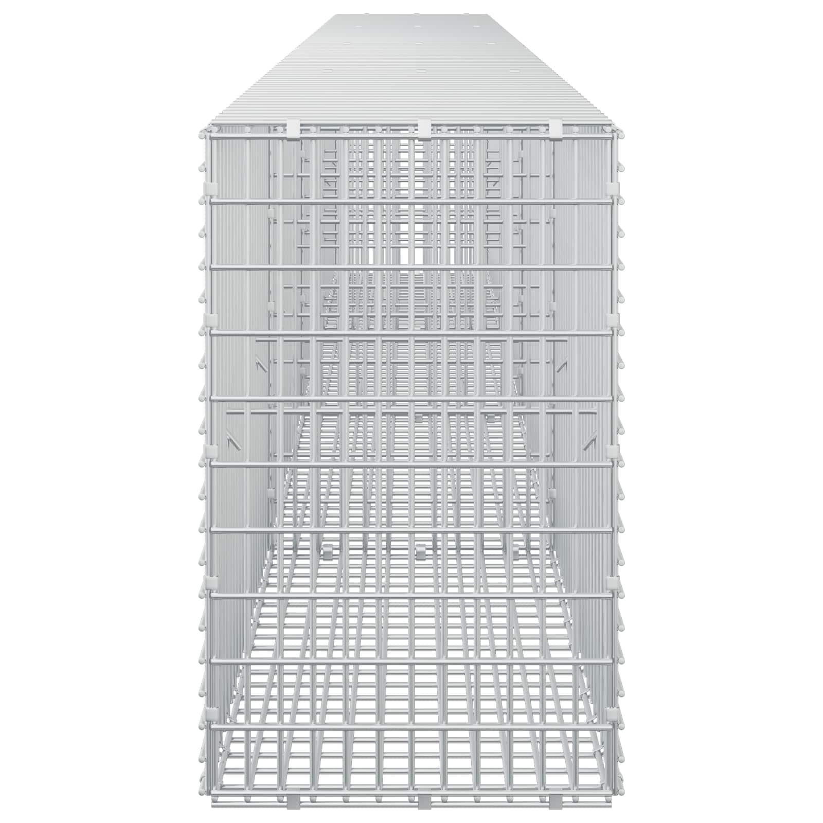 Gabion z žico 3,5 mm in mrežo 5x2,5 cm 400x30x50 cm