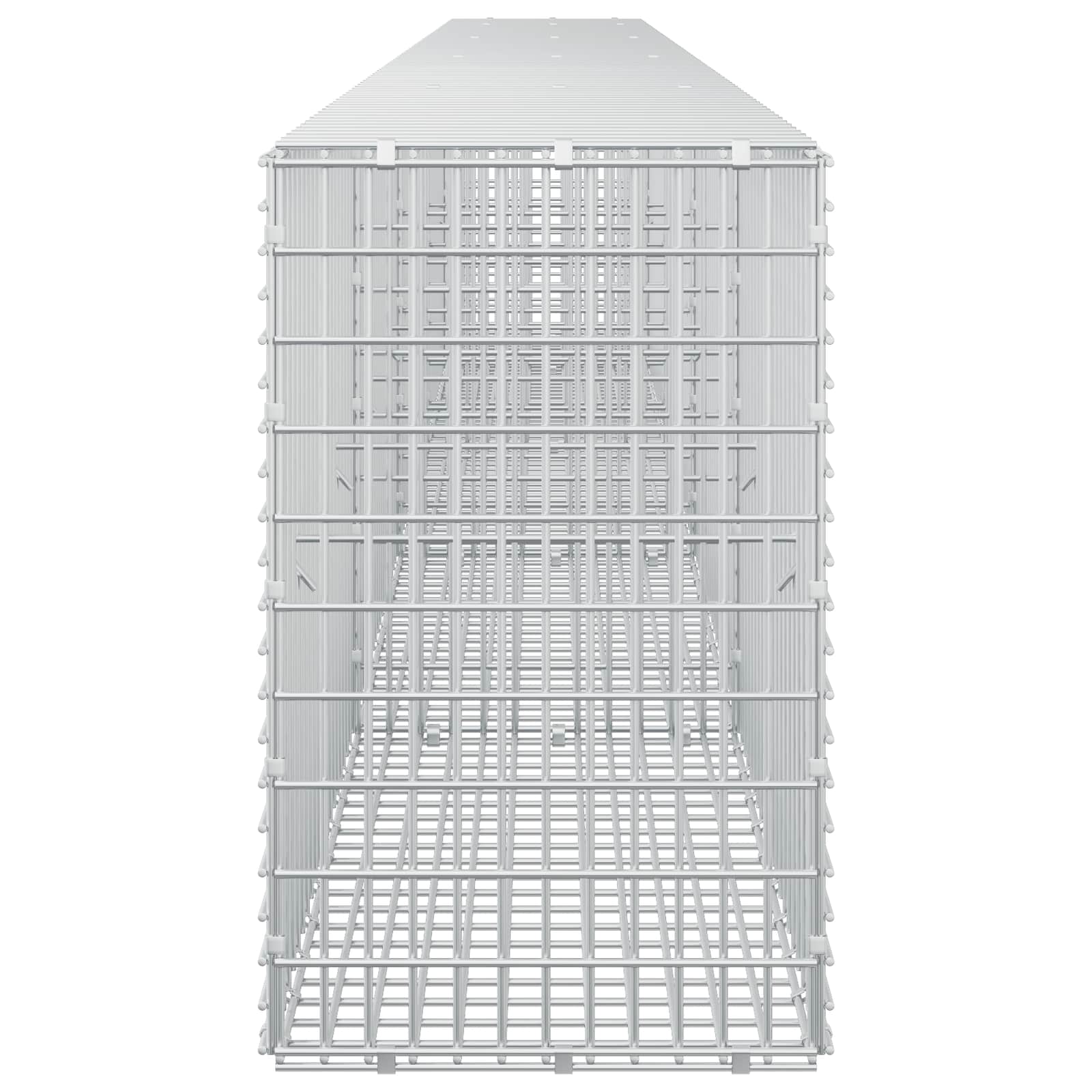 Gabion z žico 3,5 mm in mrežo 5x2,5 cm 450x30x50 cm
