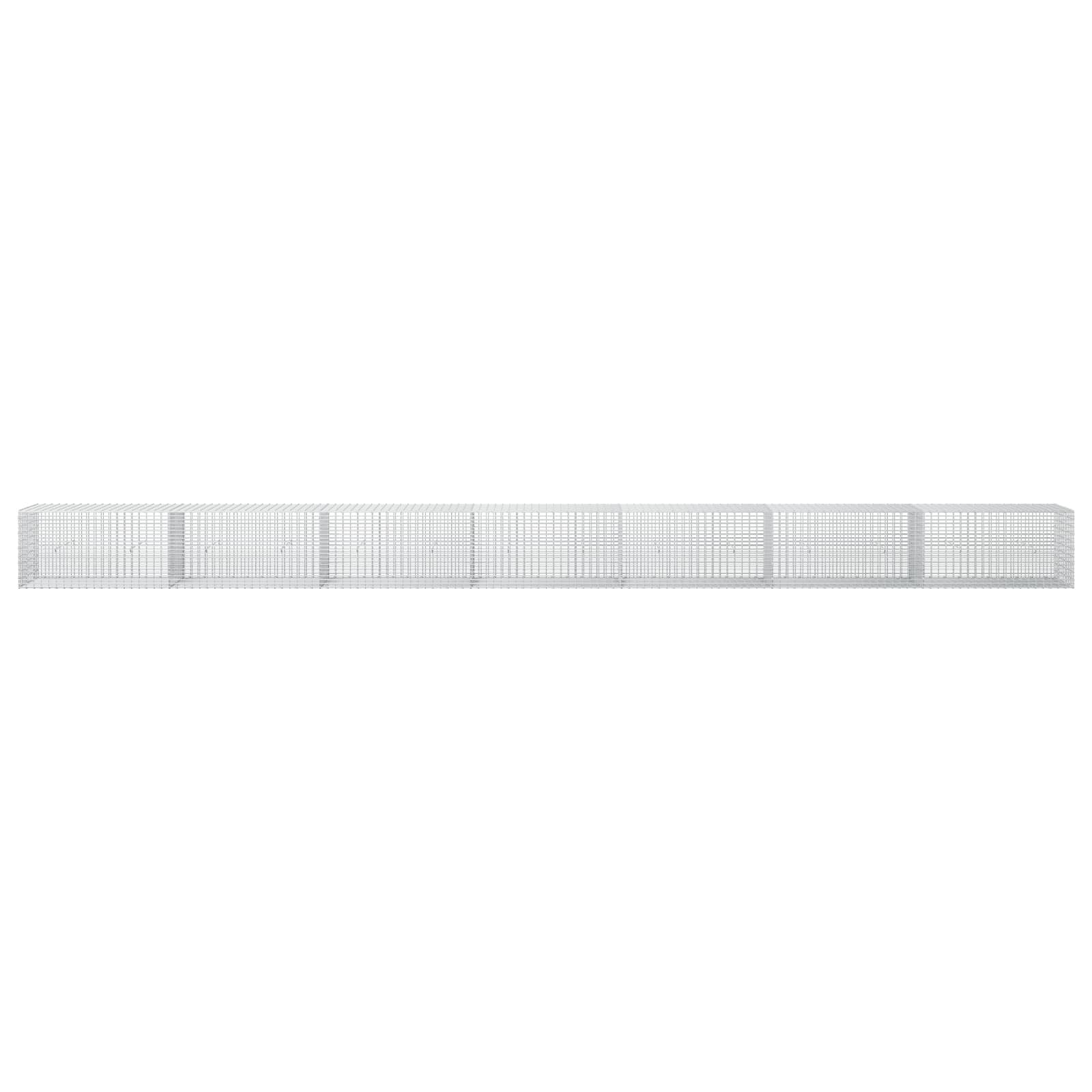 Γκαμπιόν με σύρμα 3,5 mm και πλέγμα 5x2,5 cm 700x30x50 εκ. - Image 3