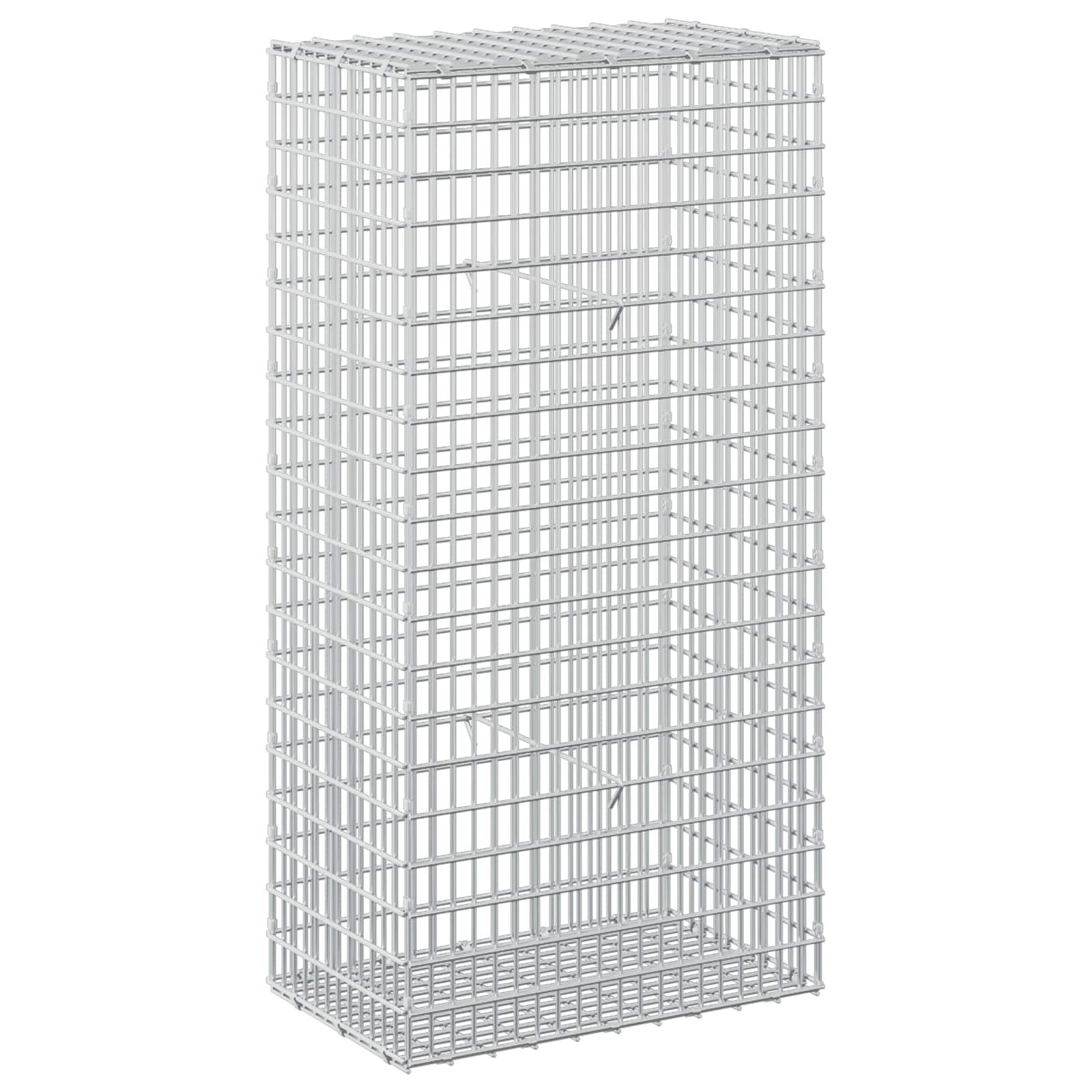 Gabion z žico 3,5 mm in mrežo 5x2,5 cm 50x30x100 cm
