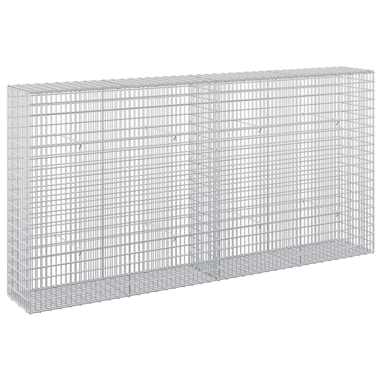 Gabion z žico 3,5 mm in mrežo 5x2,5 cm 200x30x100 cm