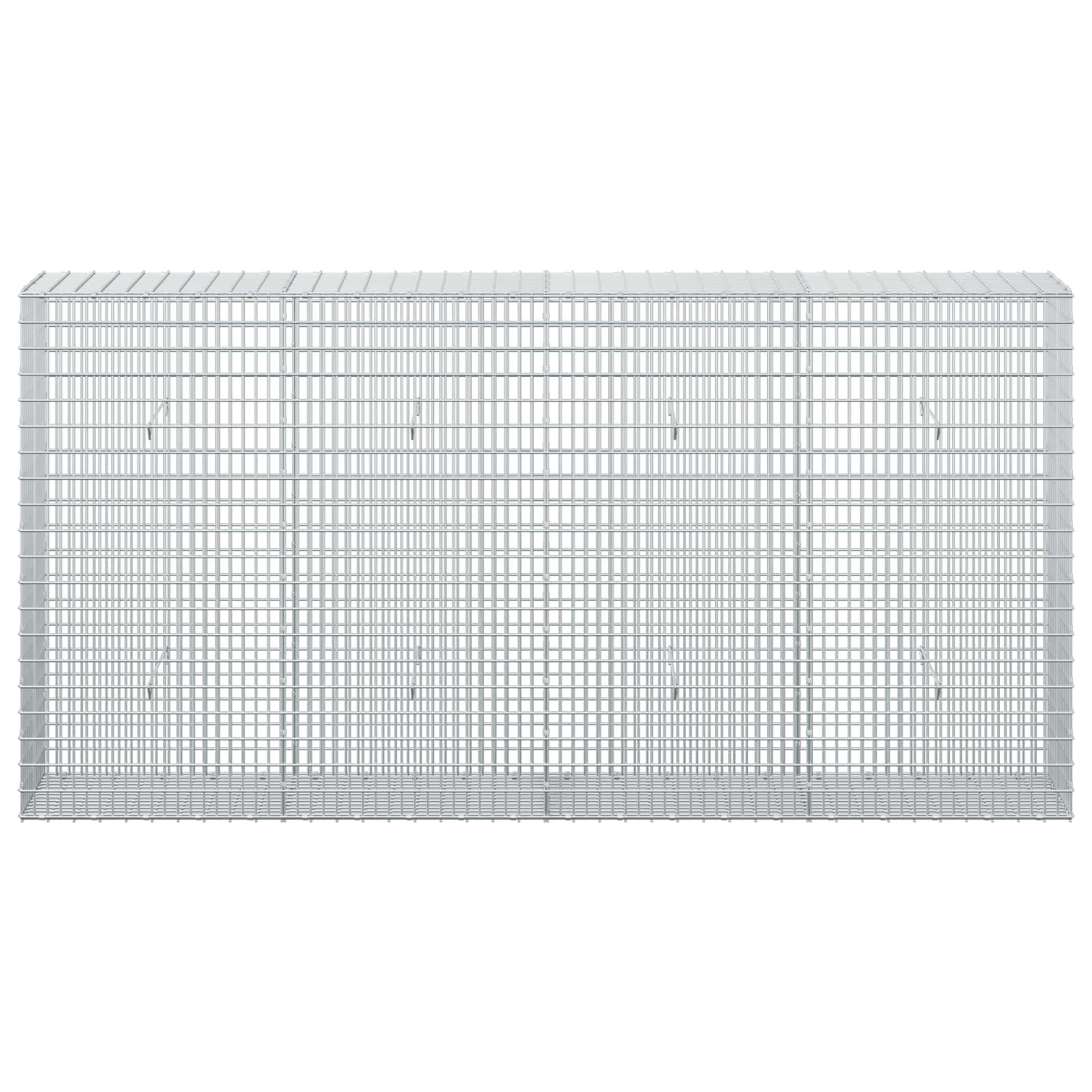 Gabion z žico 3,5 mm in mrežo 5x2,5 cm 200x30x100 cm