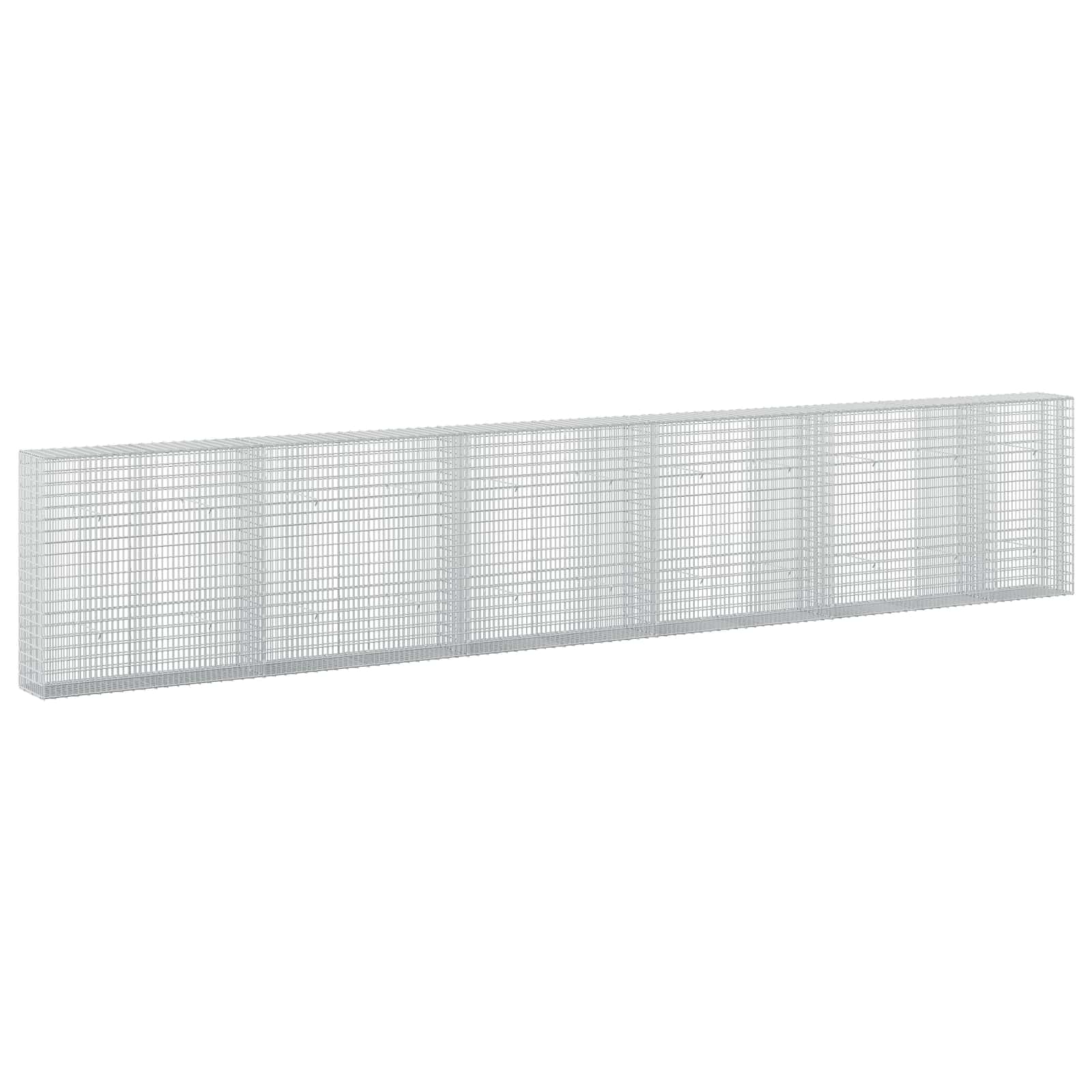 Gabion z žico 3,5 mm in mrežo 5x2,5 cm 550x30x100 cm