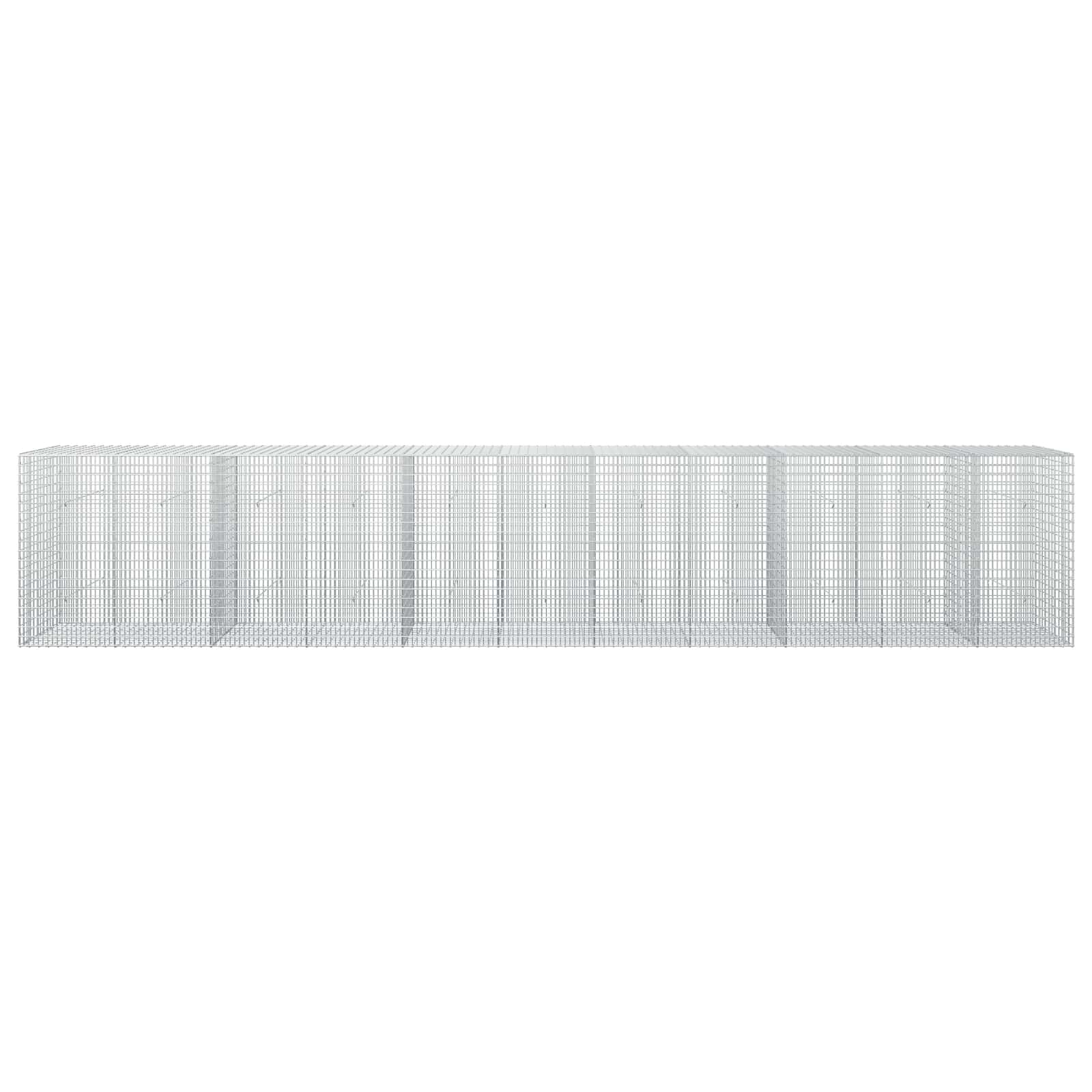 Gabion z žico 3,5 mm in mrežo 5x2,5 cm 550x30x100 cm