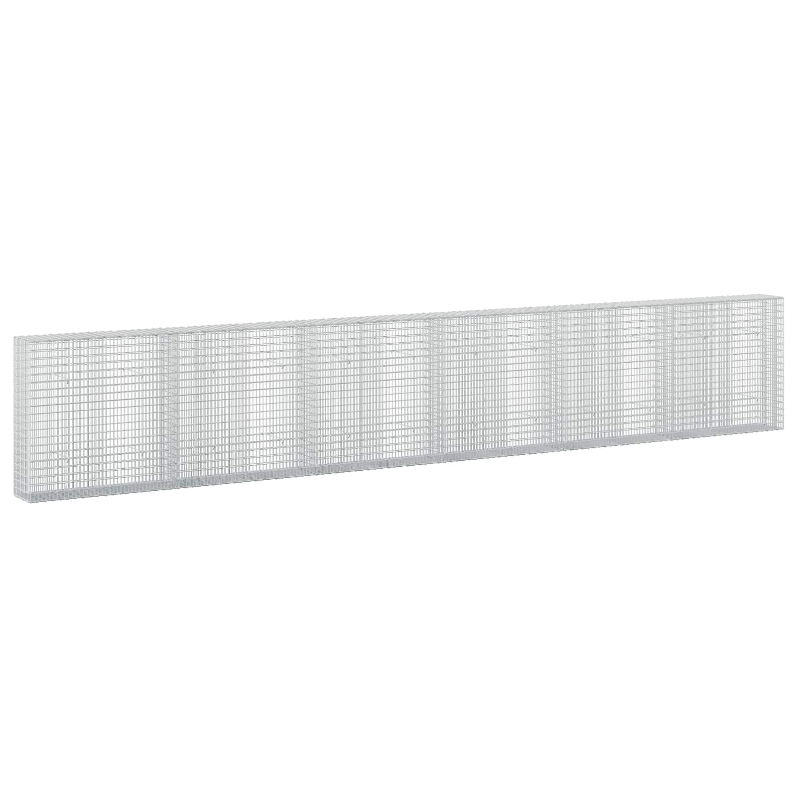 Gabion z žico 3,5 mm in mrežo 5x2,5 cm 600x30x100 cm