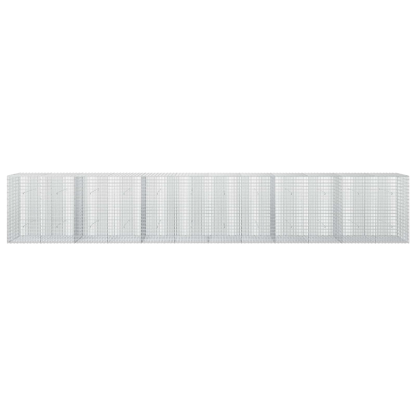 Gabion z žico 3,5 mm in mrežo 5x2,5 cm 600x30x100 cm