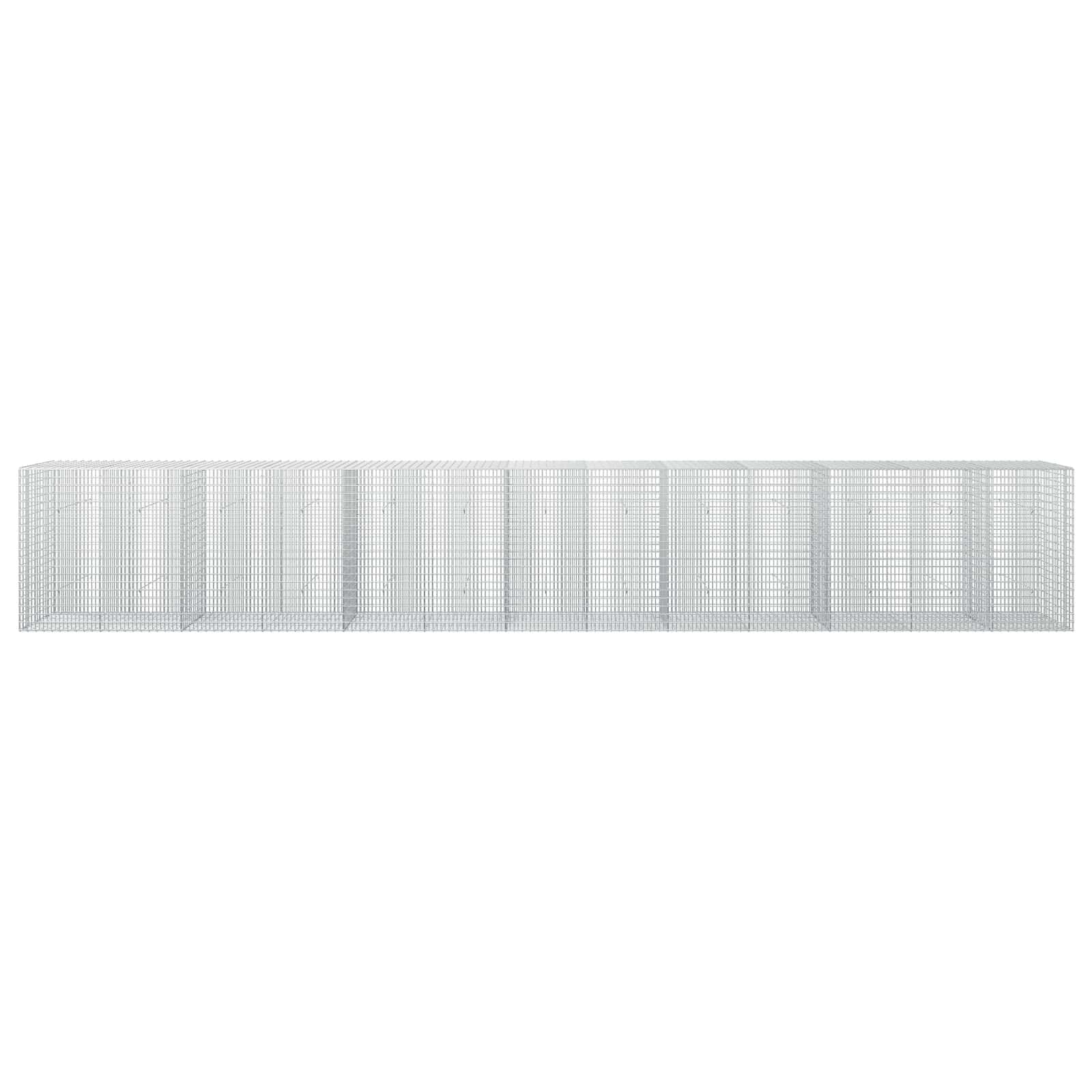 Gabion z žico 3,5 mm in mrežo 5x2,5 cm 650x30x100 cm