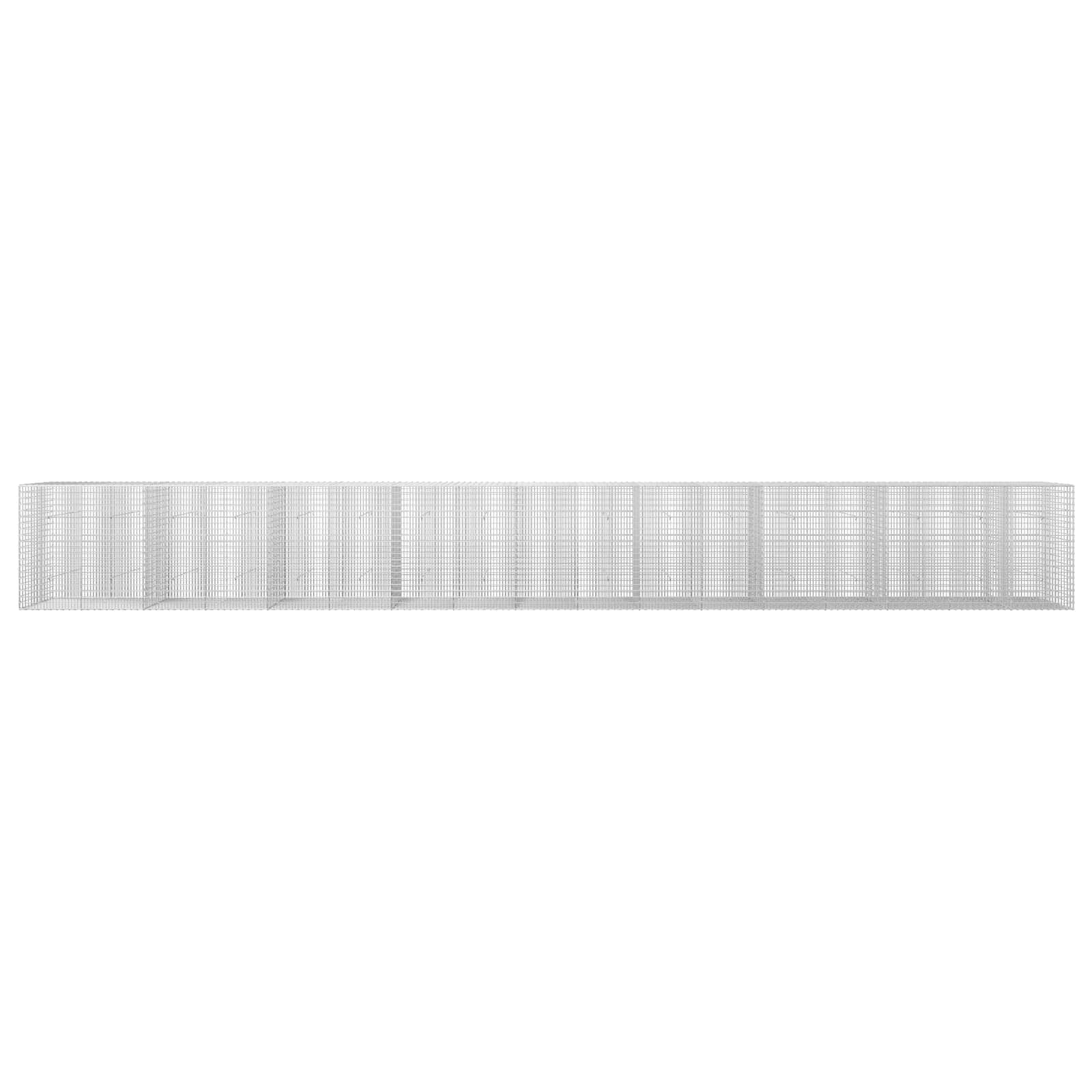 Γκαμπιόν με σύρμα 3,5 mm και πλέγμα 5x2,5 cm 850x30x100 εκ - Image 3