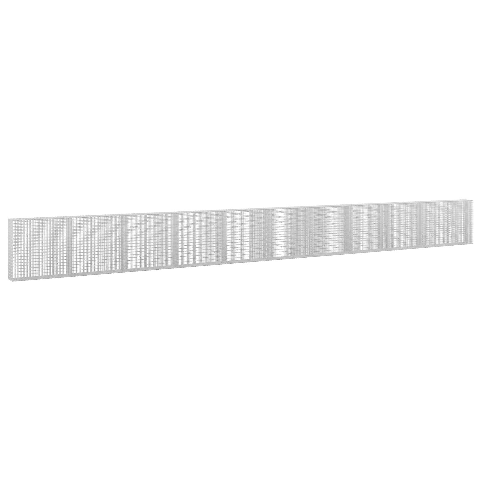 Gabion z žico 3,5 mm in mrežo 5x2,5 cm 1050x30x100 cm