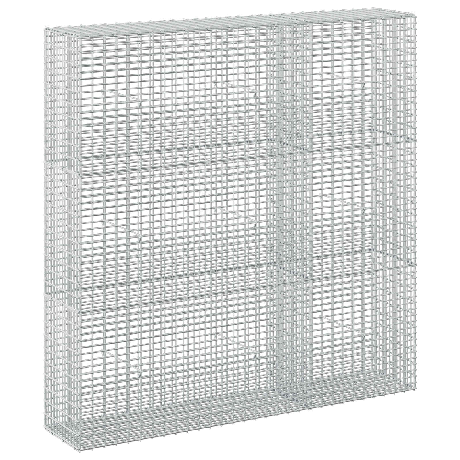 Γκαμπιόν με σύρμα 3,5 mm και πλέγμα 5x2,5 cm 150x30x150 εκ - Image 2