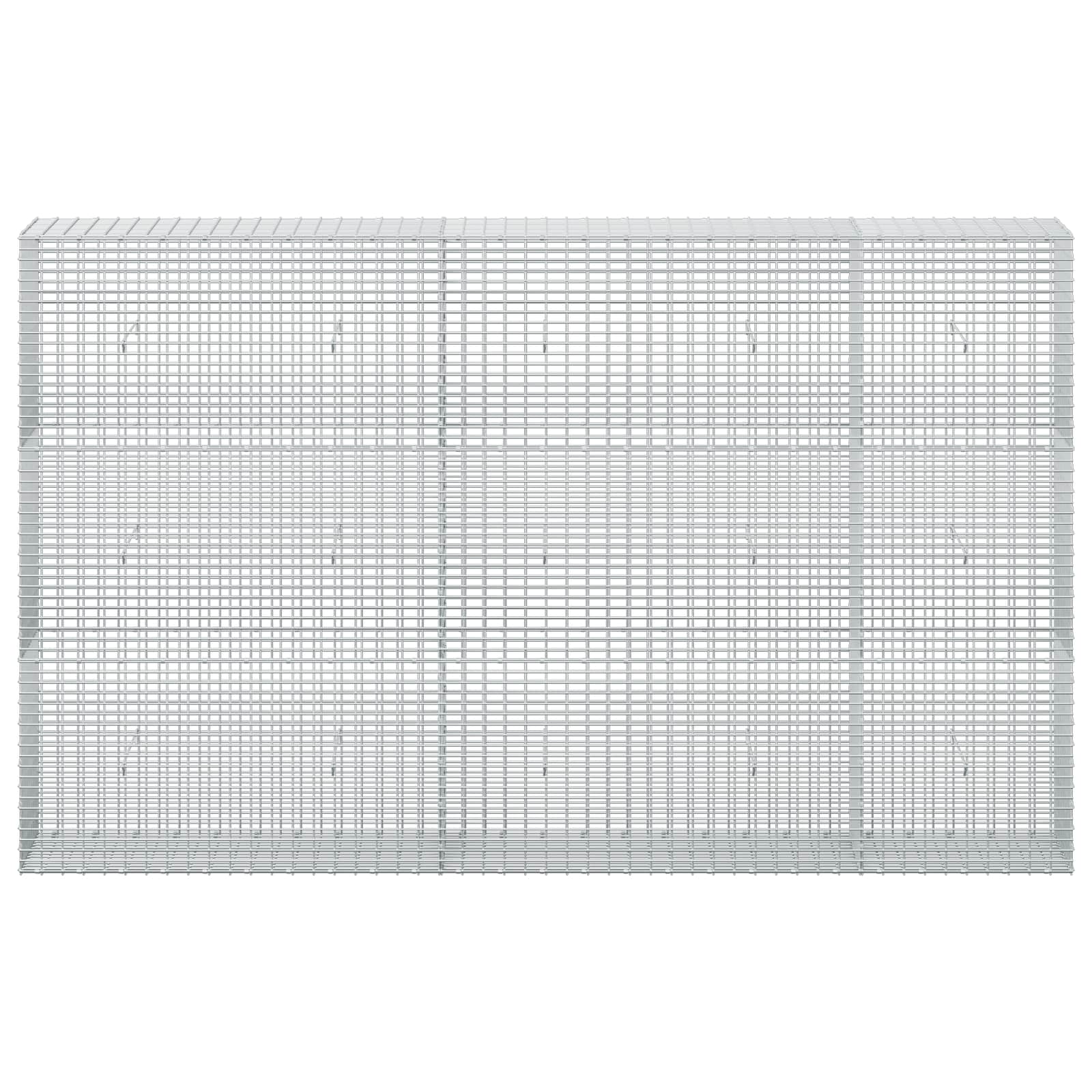 Gabion z žico 3,5 mm in mrežo 5x2,5 cm 250x30x150 cm