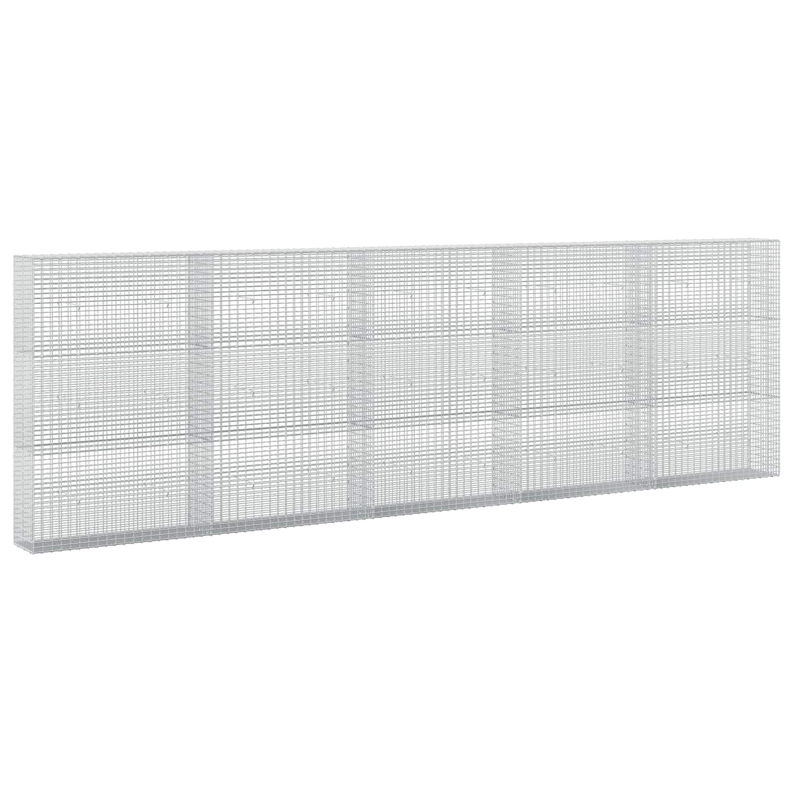Gabion z žico 3,5 mm in mrežo 5x2,5 cm 500x30x150 cm