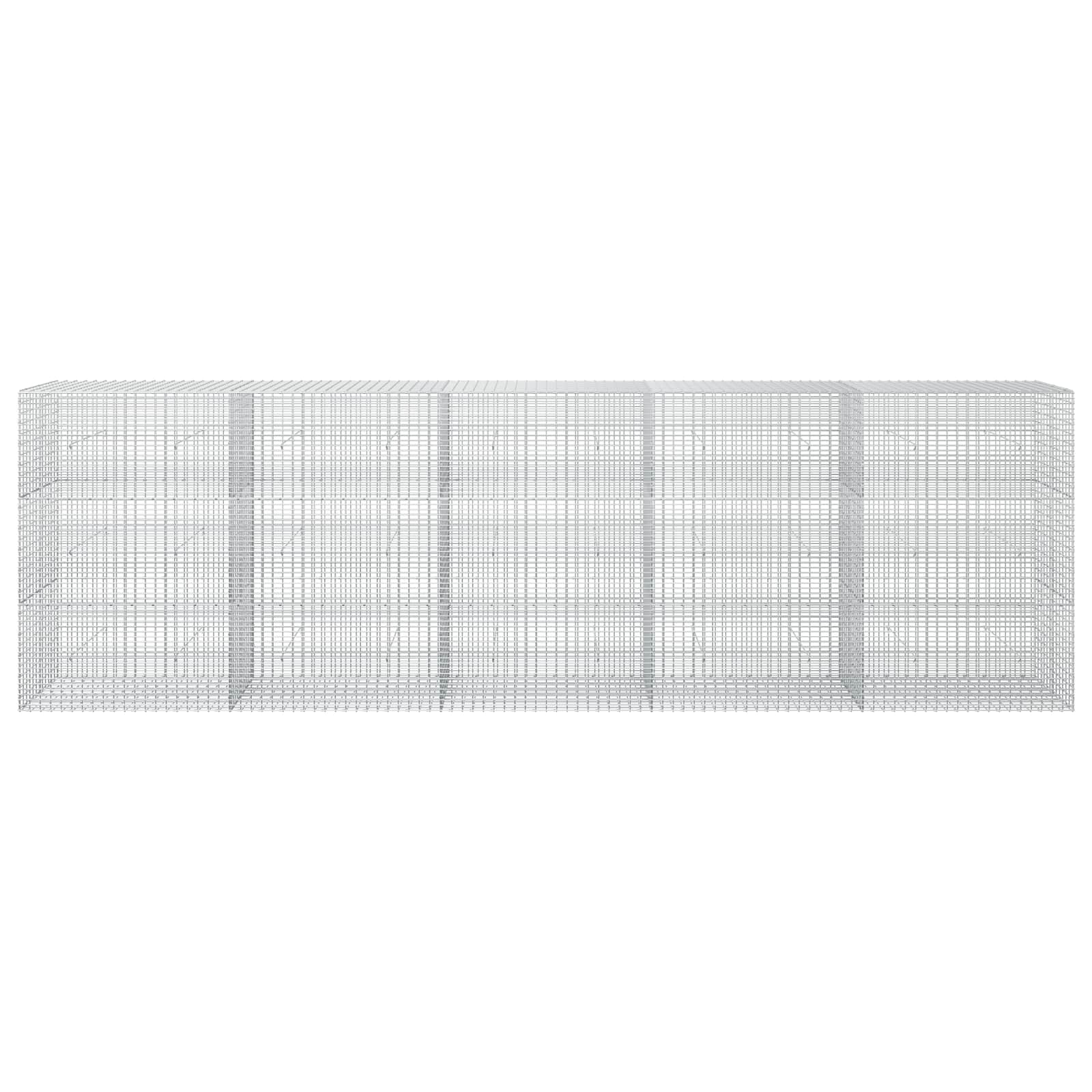 Gabion z žico 3,5 mm in mrežo 5x2,5 cm 500x30x150 cm