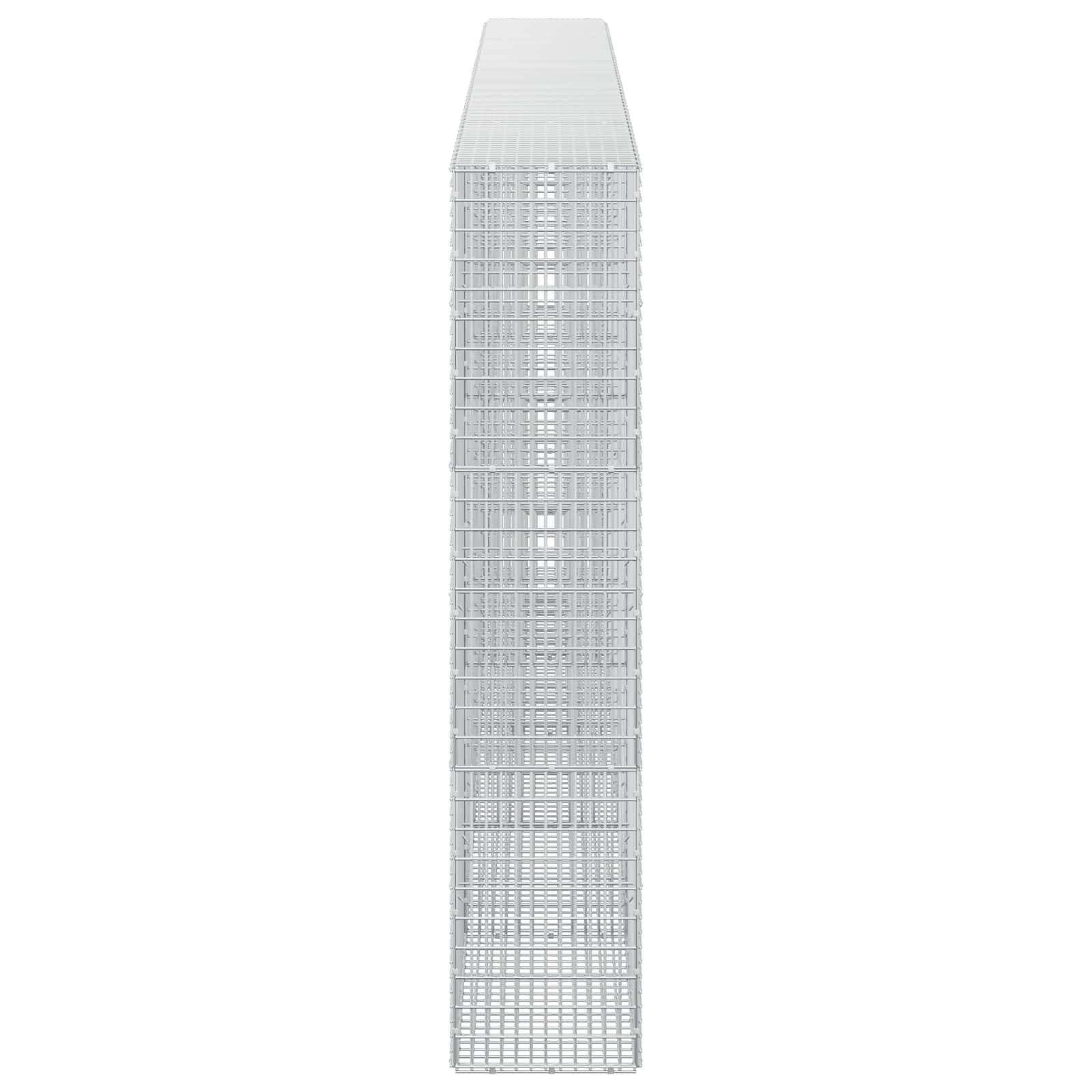 Gabion z žico 3,5 mm in mrežo 5x2,5 cm 500x30x150 cm